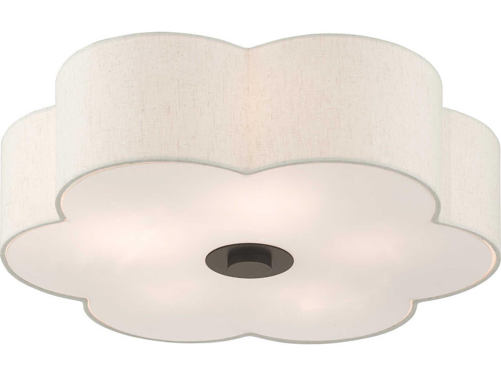 Livex Lighting Solstice 5-Light English Bronze Semi Flush Mount