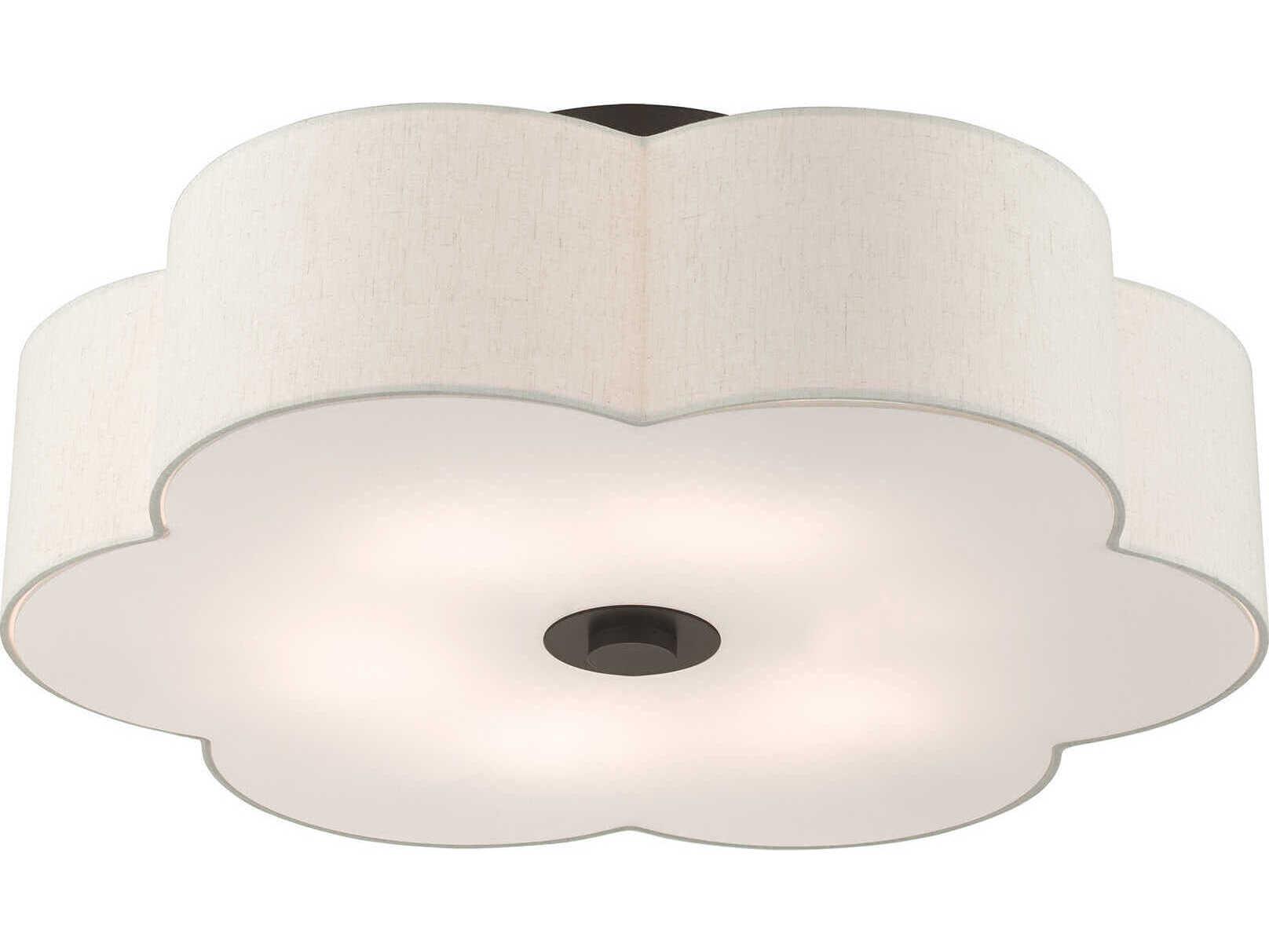 Livex Lighting Solstice 6-Light English Bronze Semi Flush Mount