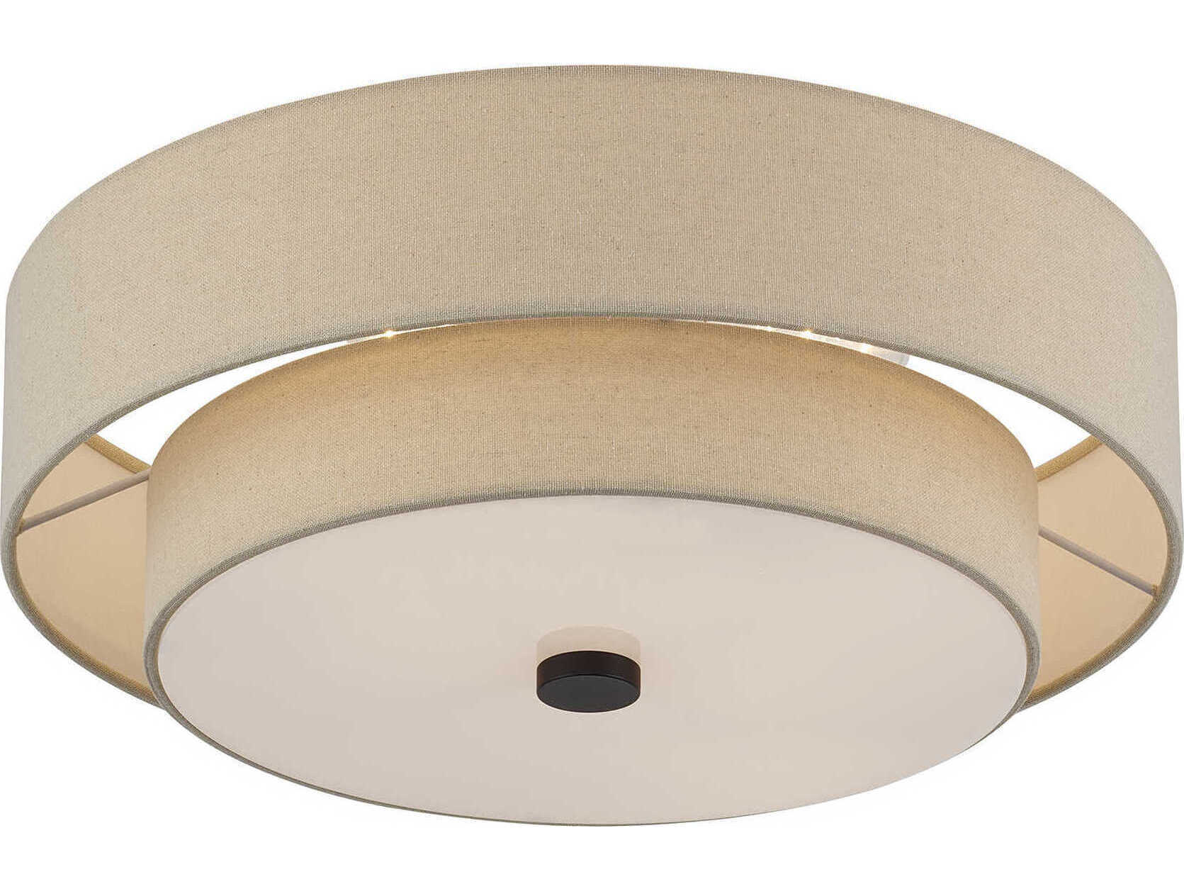 Livex Lighting Bellingham 4-Light Bronze Bowl Semi Flush Mount