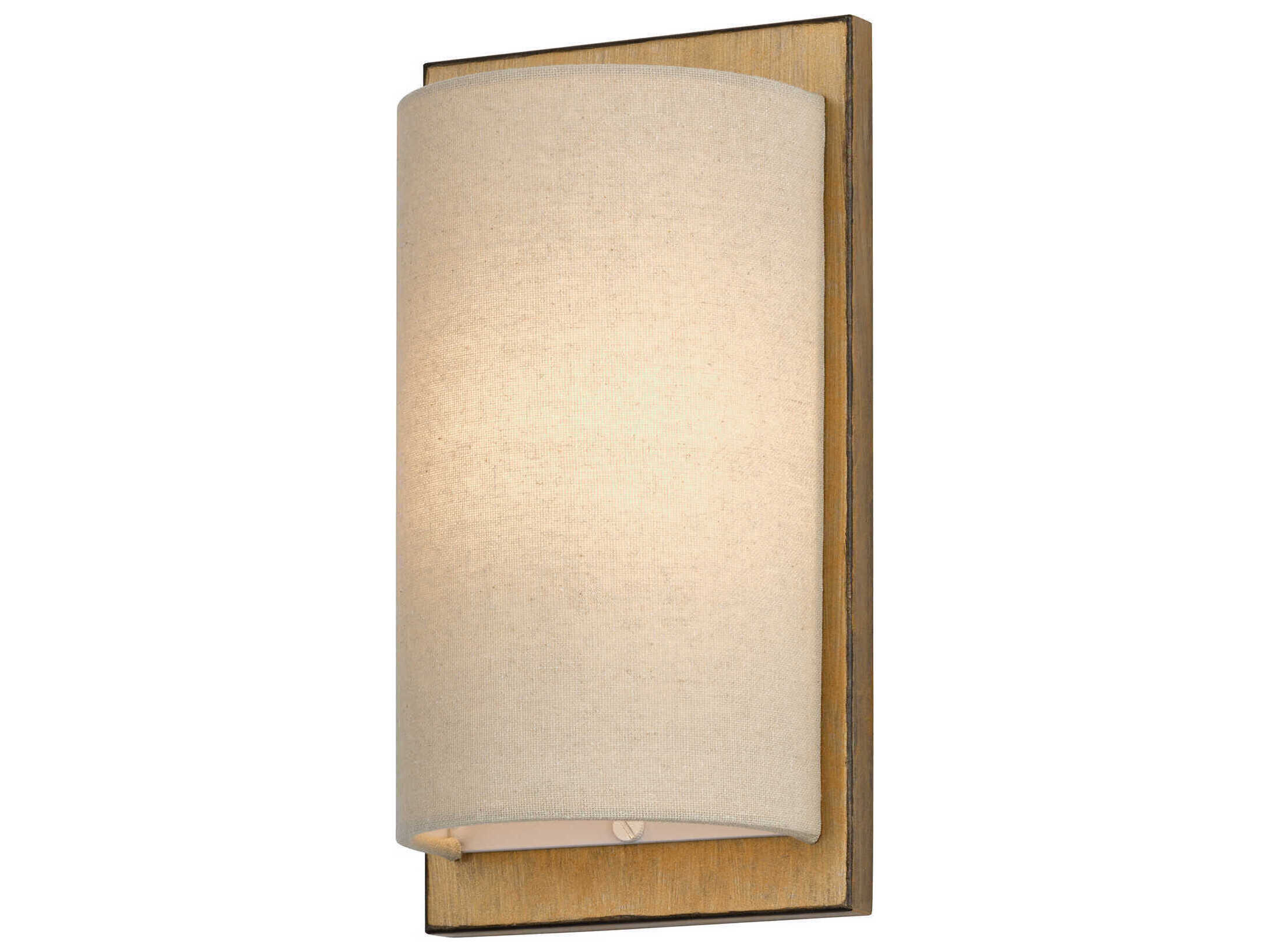 Livex Lighting Bellingham 1-Light Antique Gold Leaf Wall Sconce