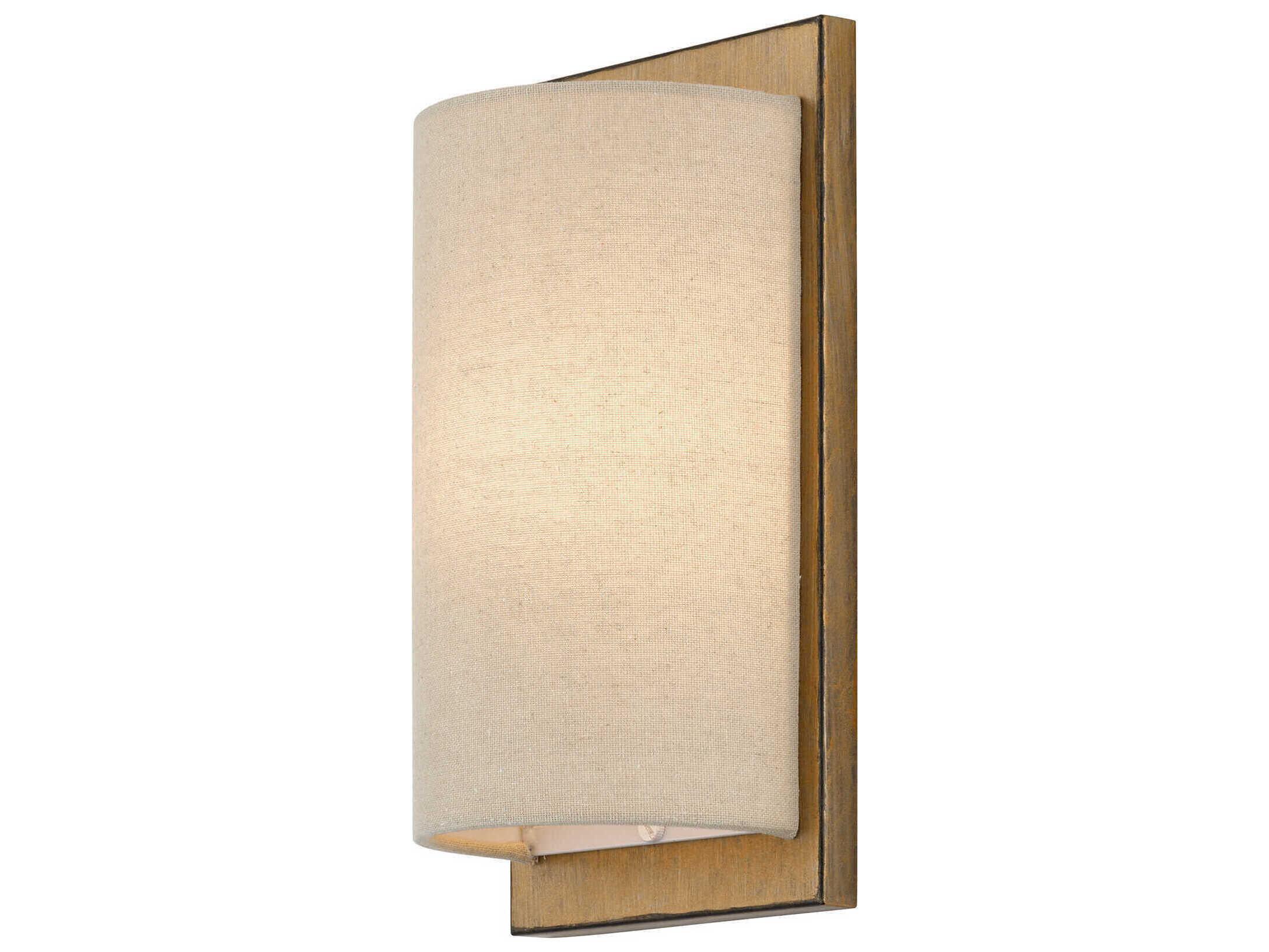 Livex Lighting Bellingham 1-Light Antique Gold Leaf Wall Sconce