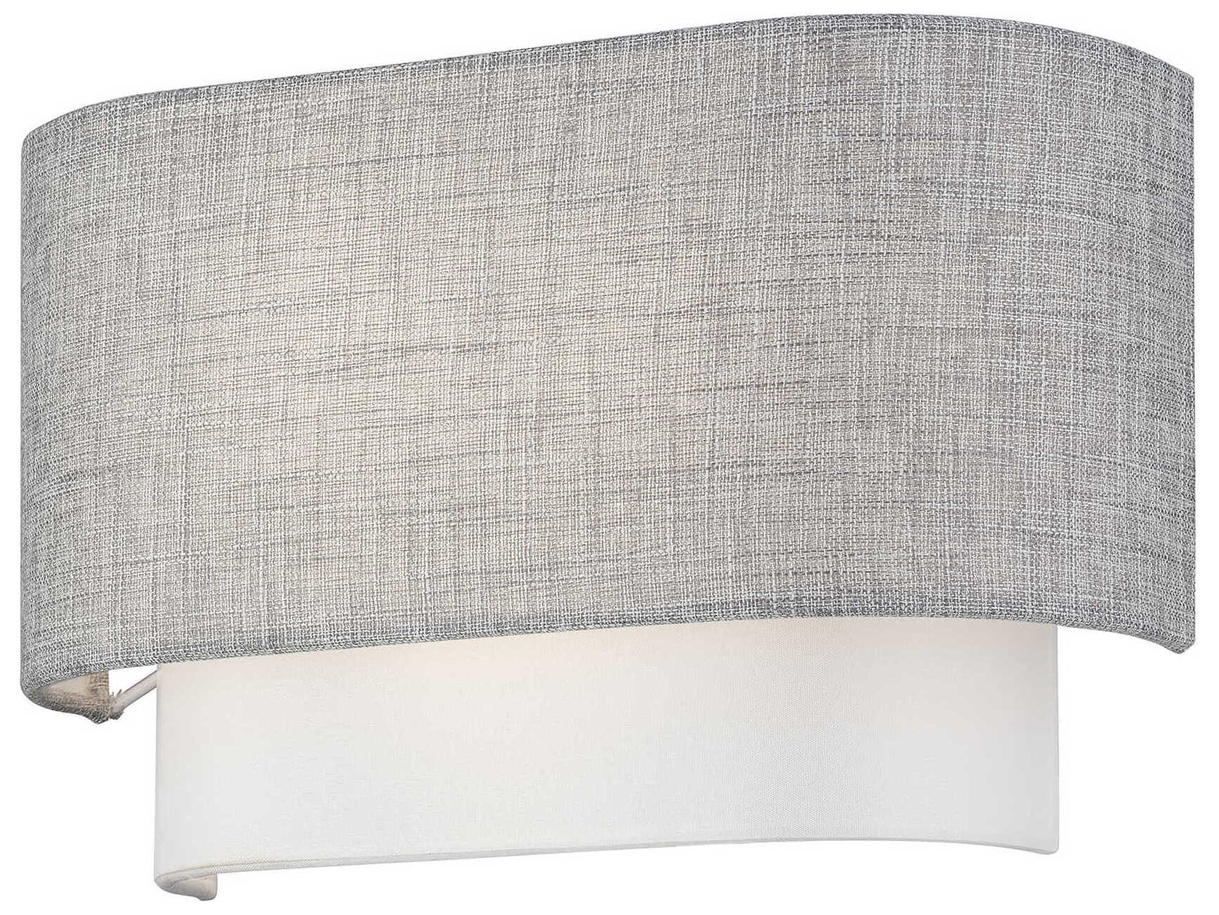 Livex Lighting Brookmeade 2-Light Brushed Nickel Wall Sconce