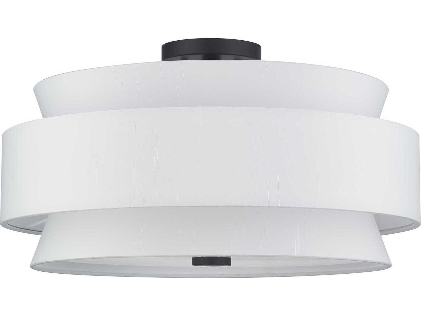 Livex Lighting Fontana 5-Light Bronze Drum Semi Flush Mount
