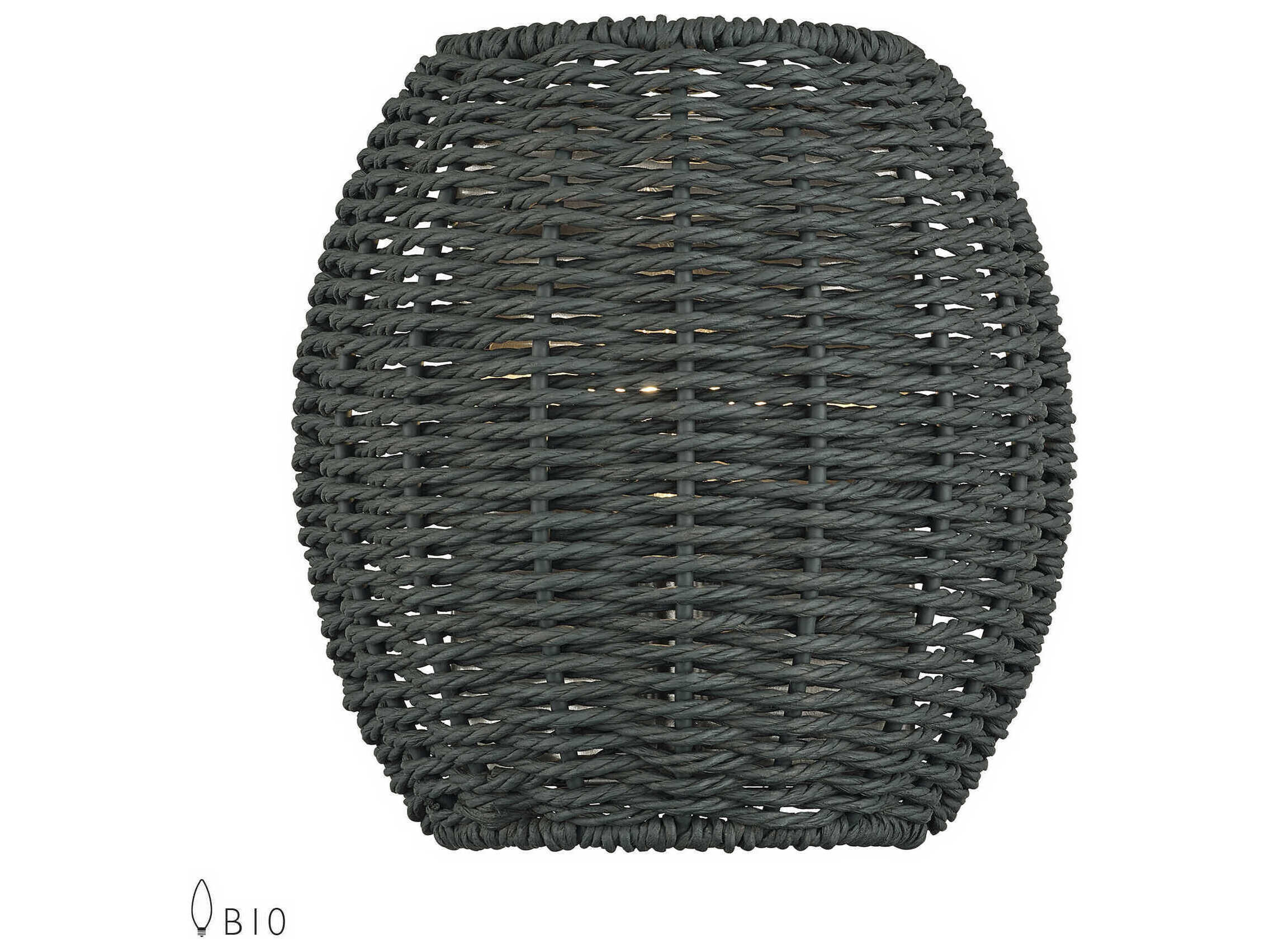 Livex Lighting Deluna 1-Light Black Wall Sconce