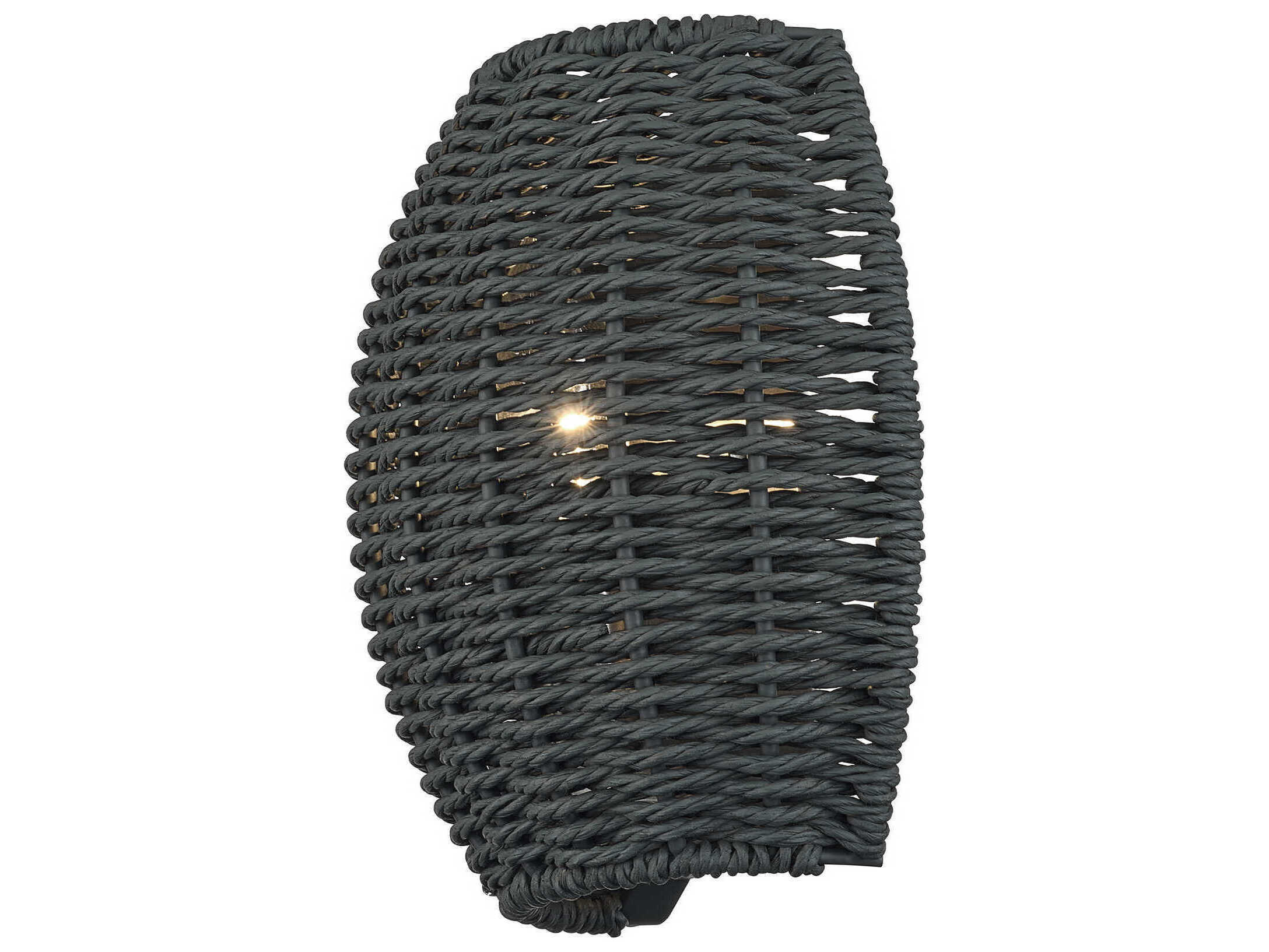 Livex Lighting Deluna 1-Light Black Wall Sconce