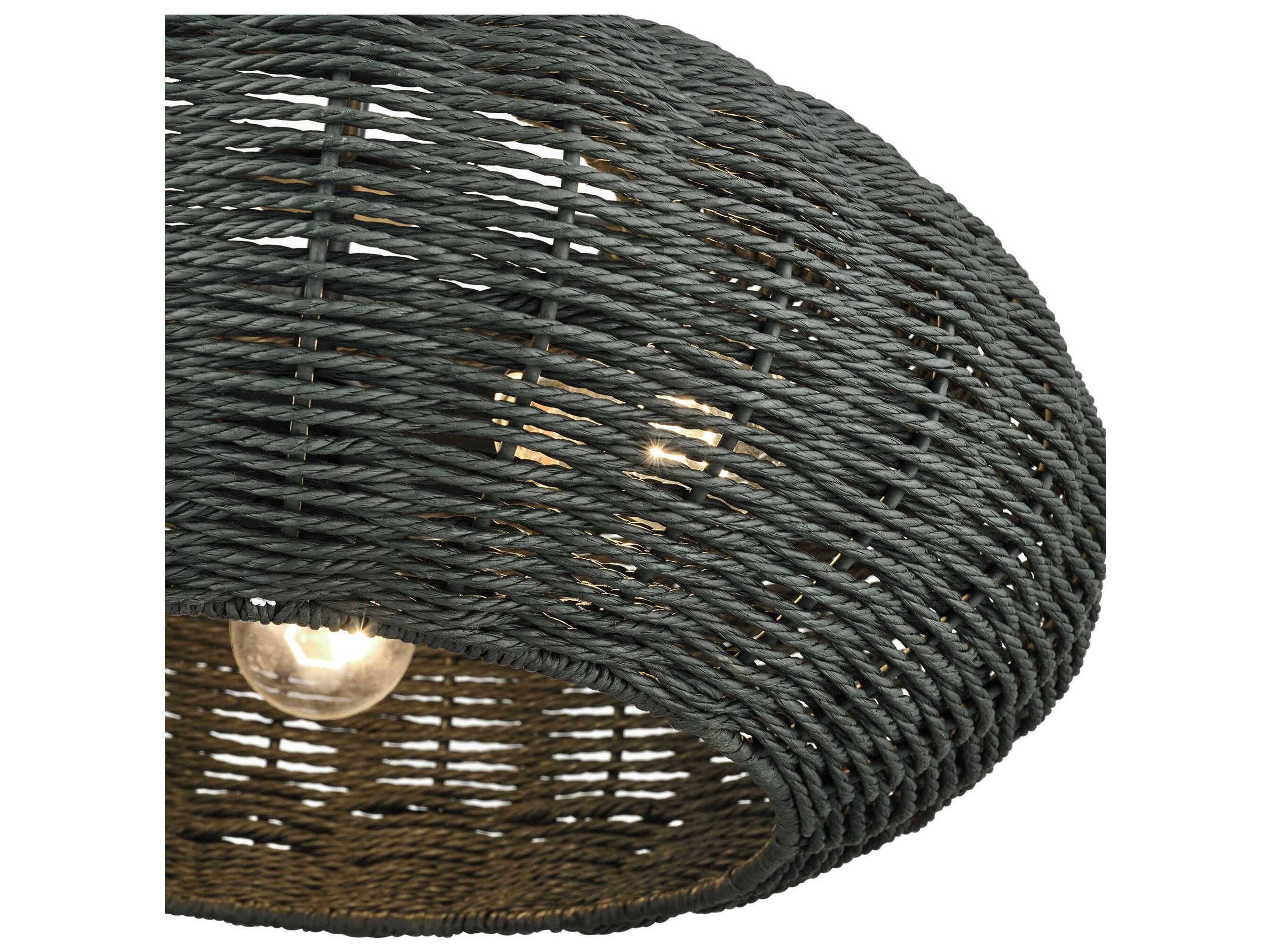 Livex Lighting Deluna 3-Light Black Globe Pendant