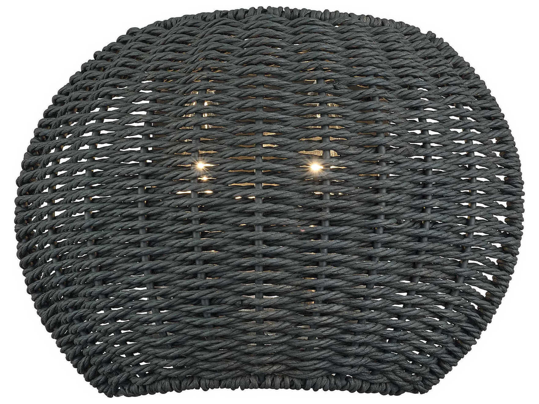 Livex Lighting Deluna 2-Light Black Wall Sconce