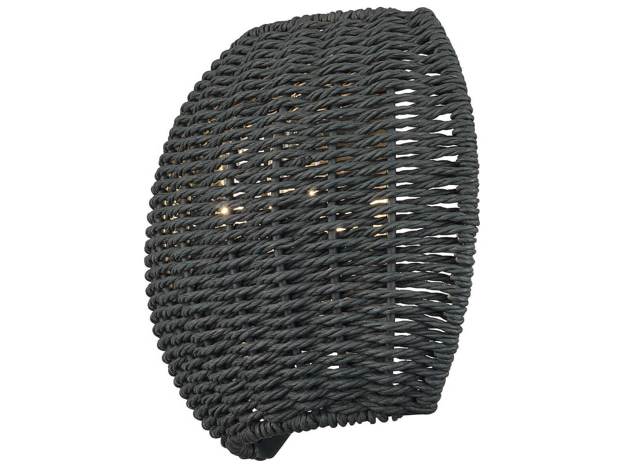 Livex Lighting Deluna 2-Light Black Wall Sconce