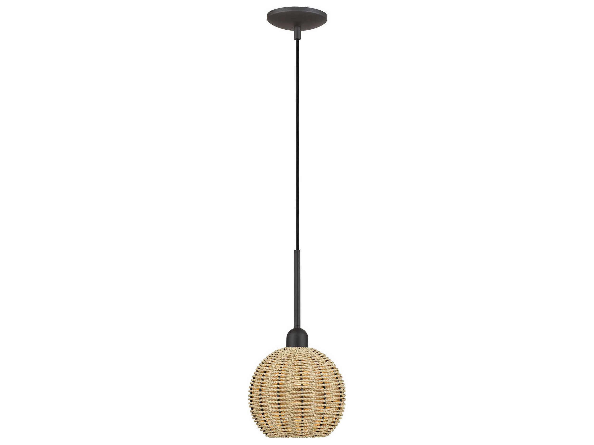 Livex Lighting Summervine 1-Light Bronze Linear Mini Pendant
