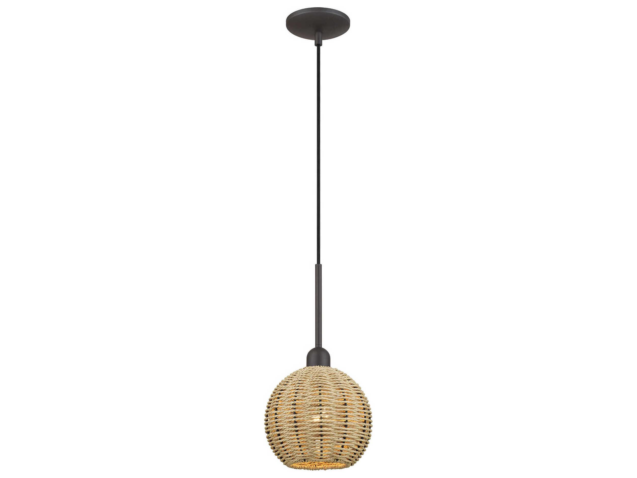Livex Lighting Summervine 1-Light Bronze Linear Mini Pendant