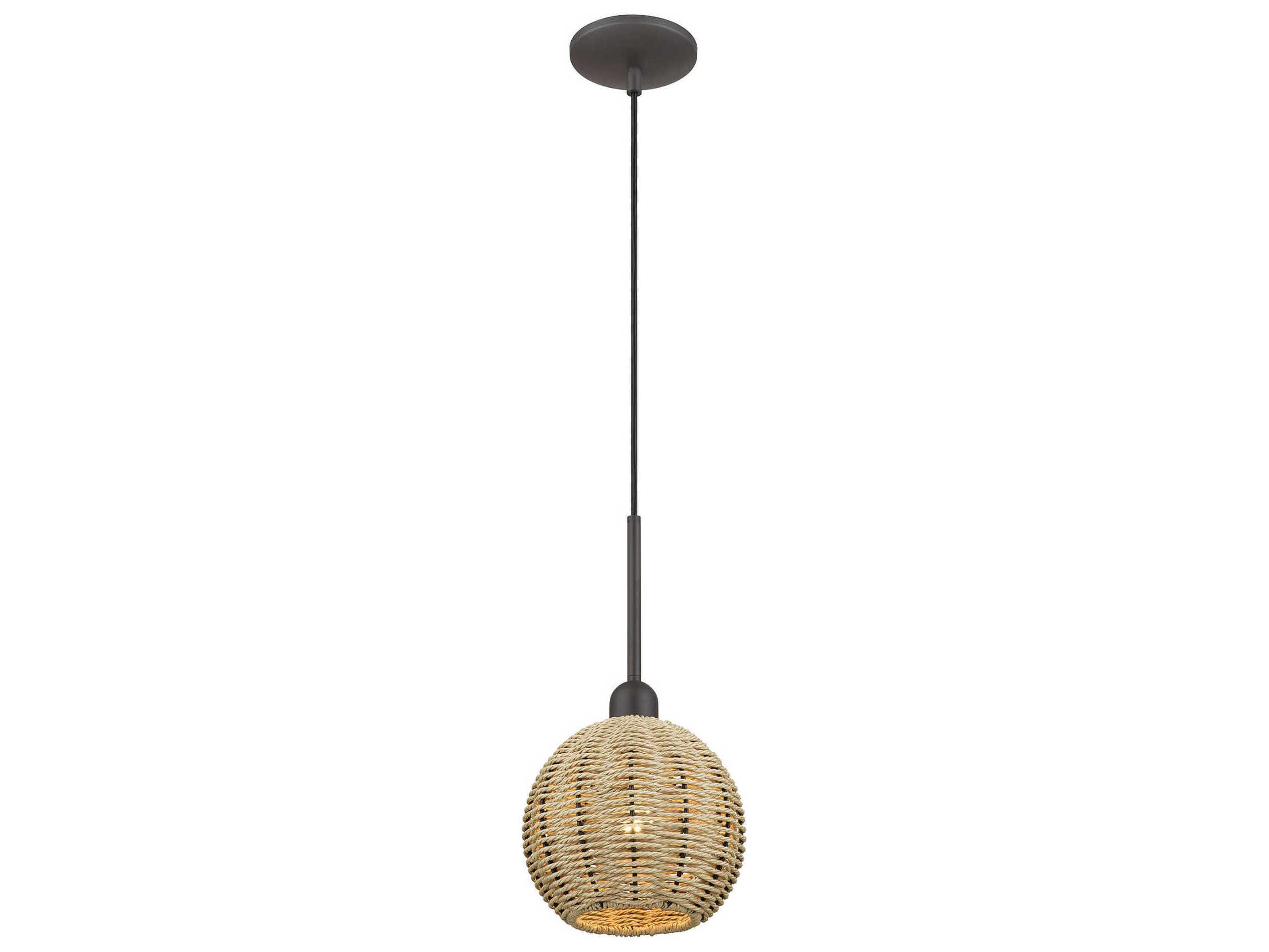 Livex Lighting Summervine 1-Light Bronze Linear Mini Pendant