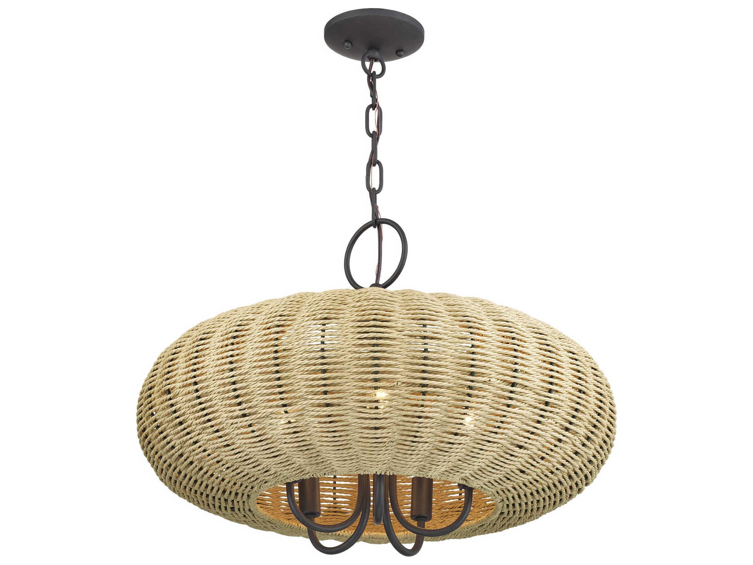 Livex Lighting Summervine 5-Light Bronze Linear Pendant