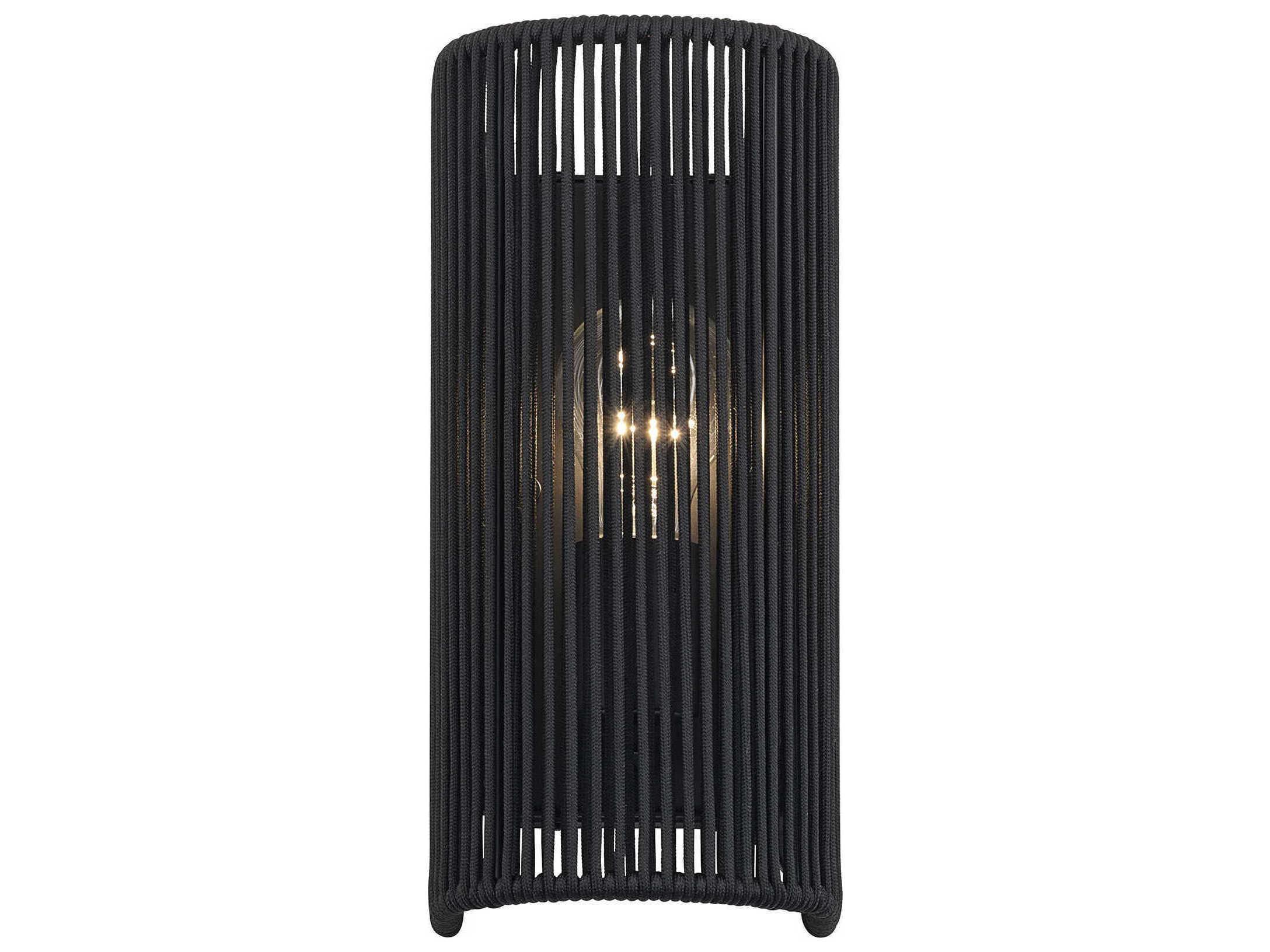 Livex Lighting Acordia 1-Light Black Wall Sconce