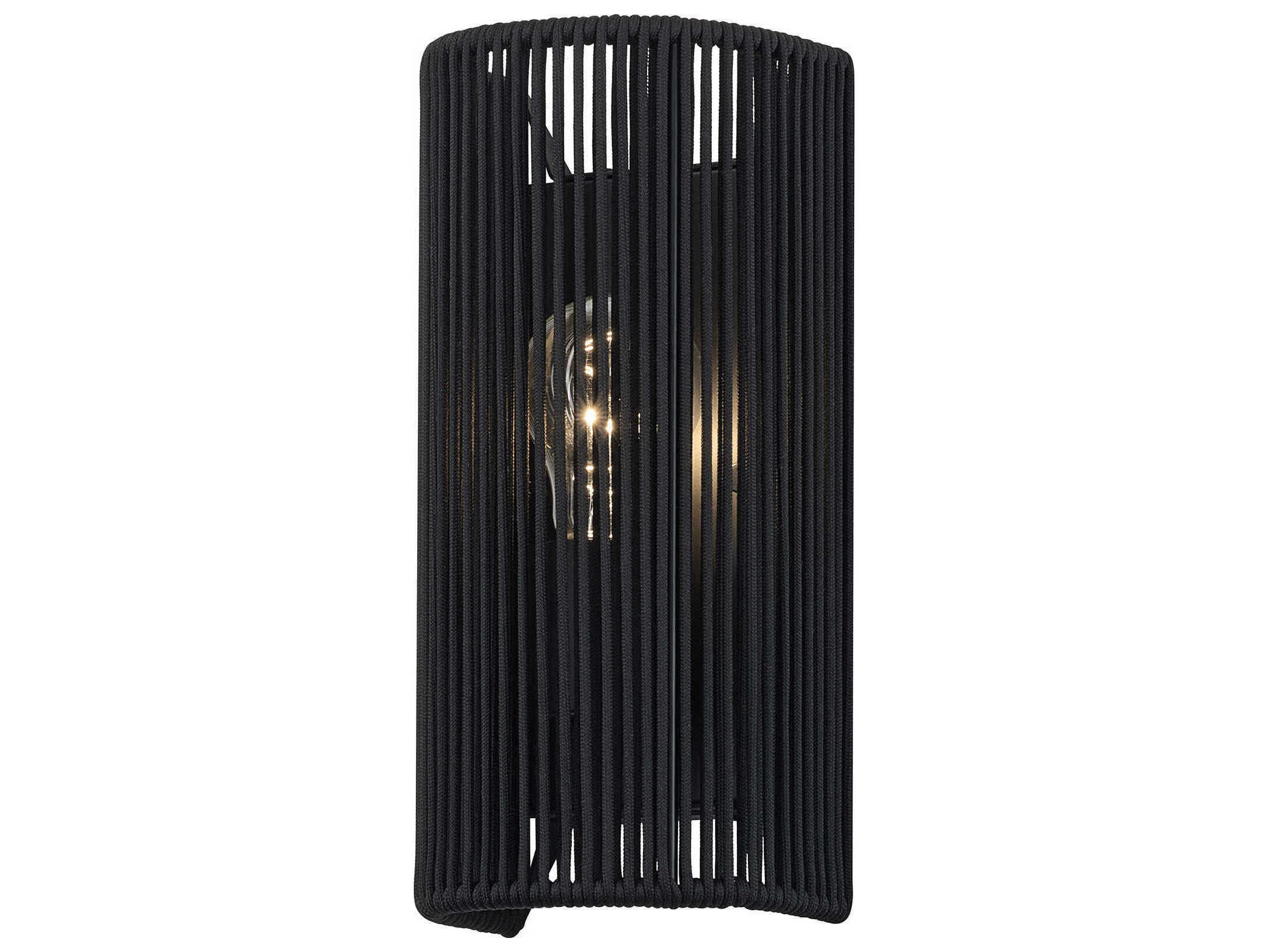 Livex Lighting Acordia 1-Light Black Wall Sconce