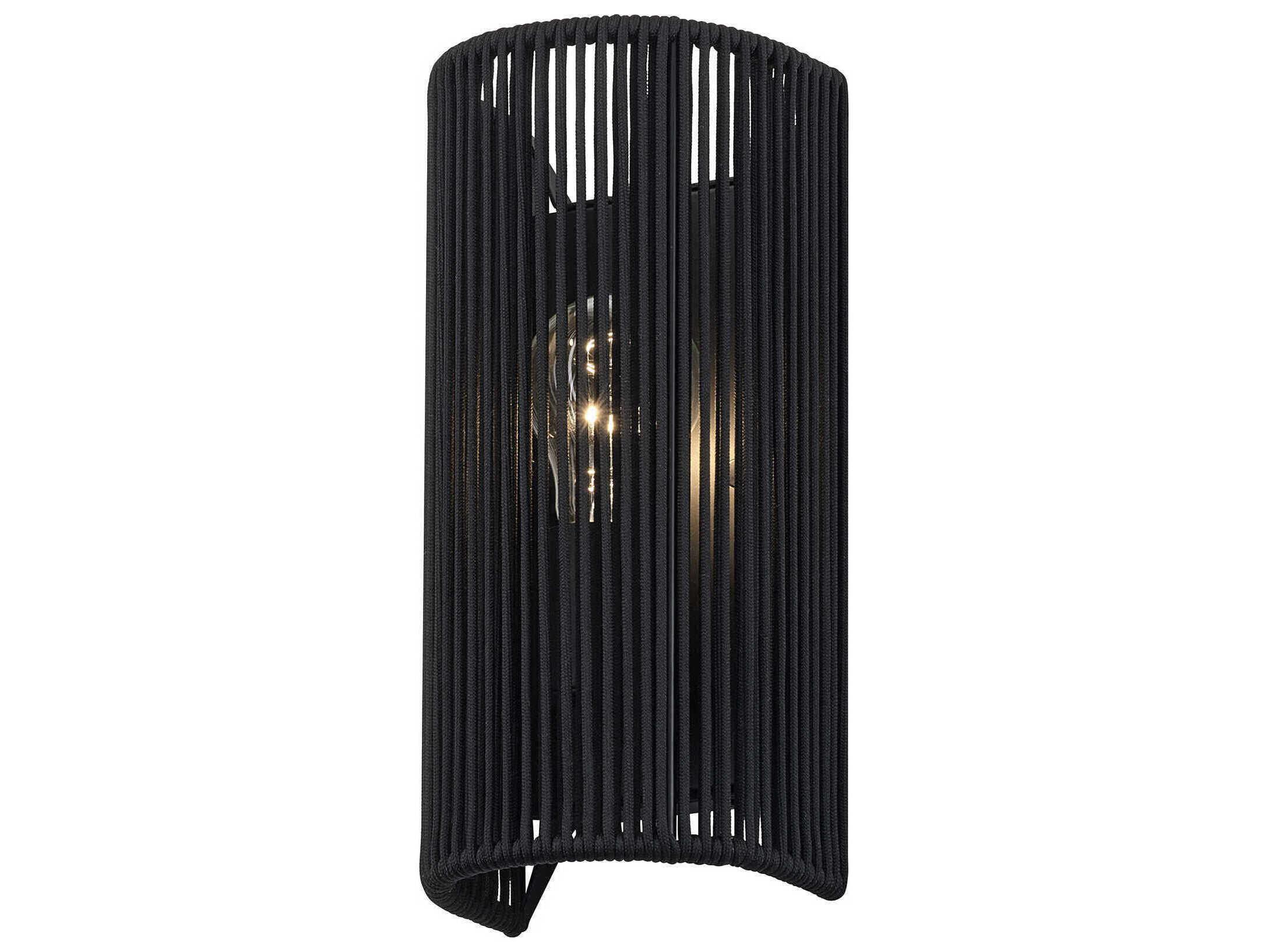 Livex Lighting Acordia 1-Light Black Wall Sconce