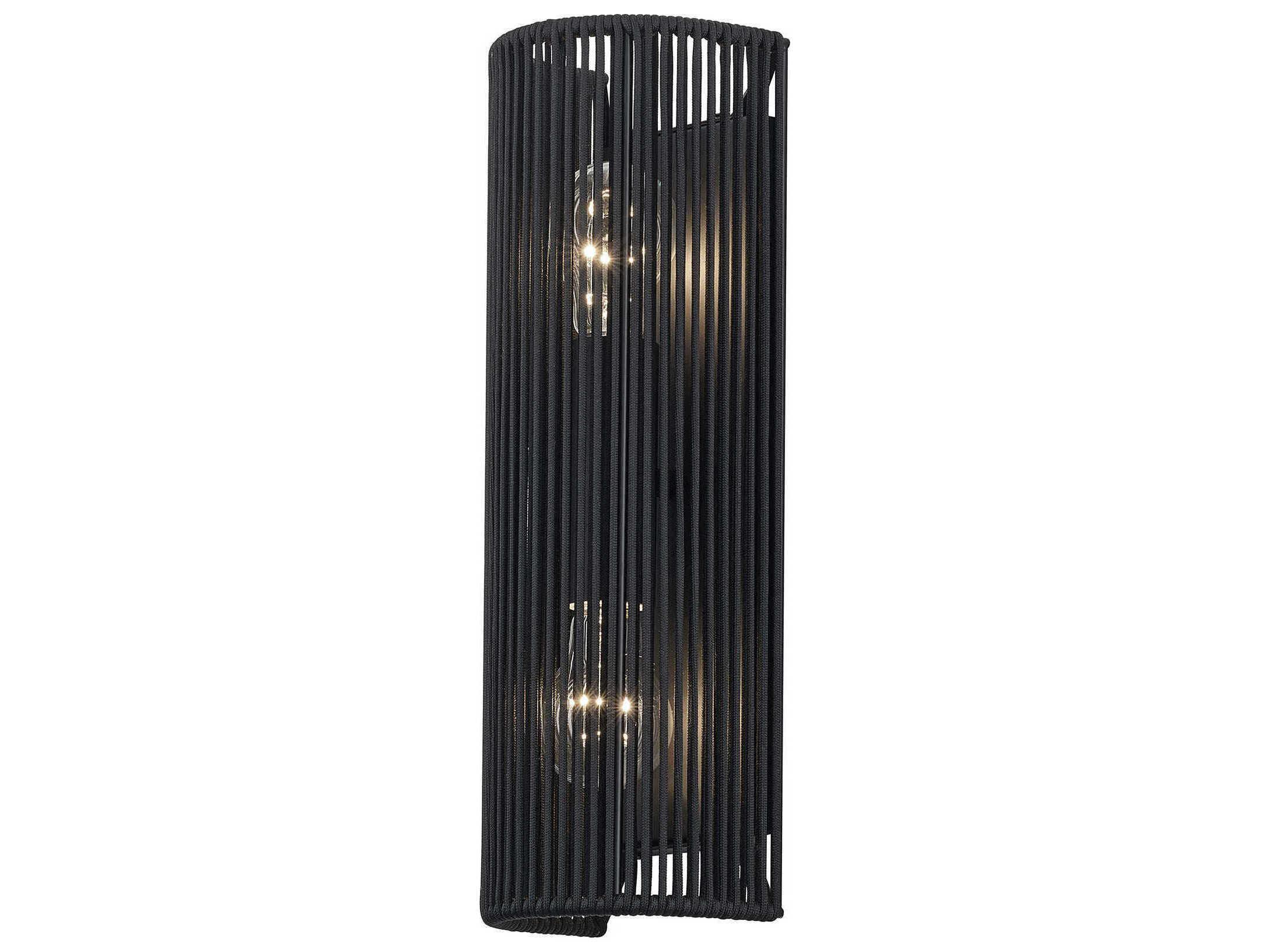 Livex Lighting Acordia 2-Light Black Wall Sconce