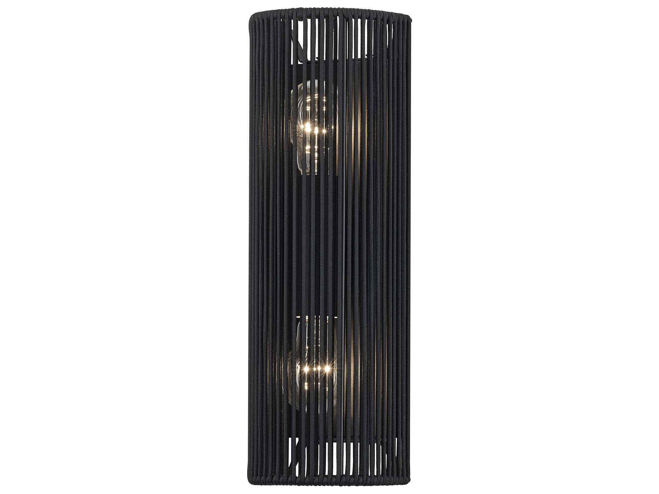 Livex Lighting Acordia 2-Light Black Wall Sconce