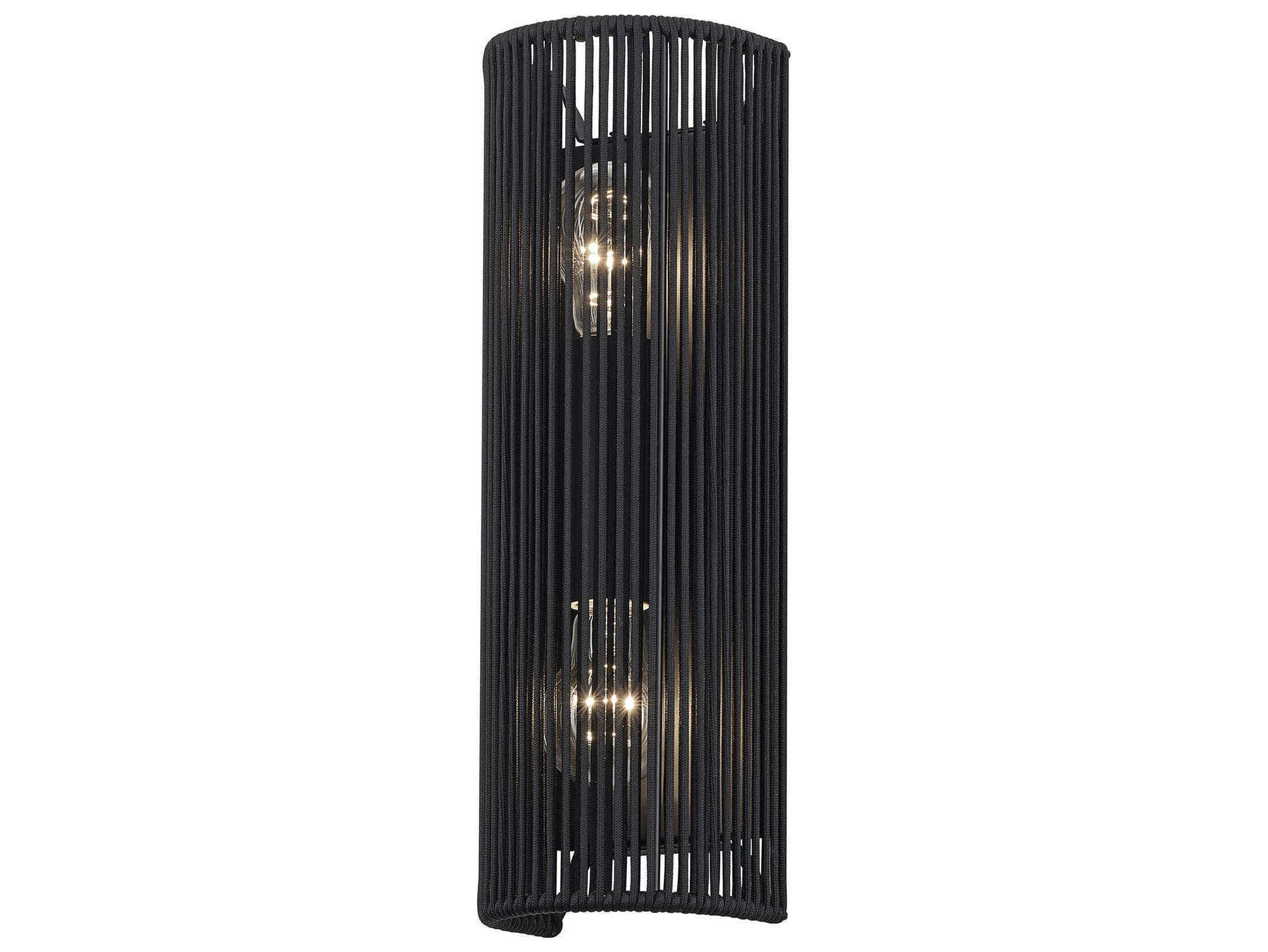 Livex Lighting Acordia 2-Light Black Wall Sconce
