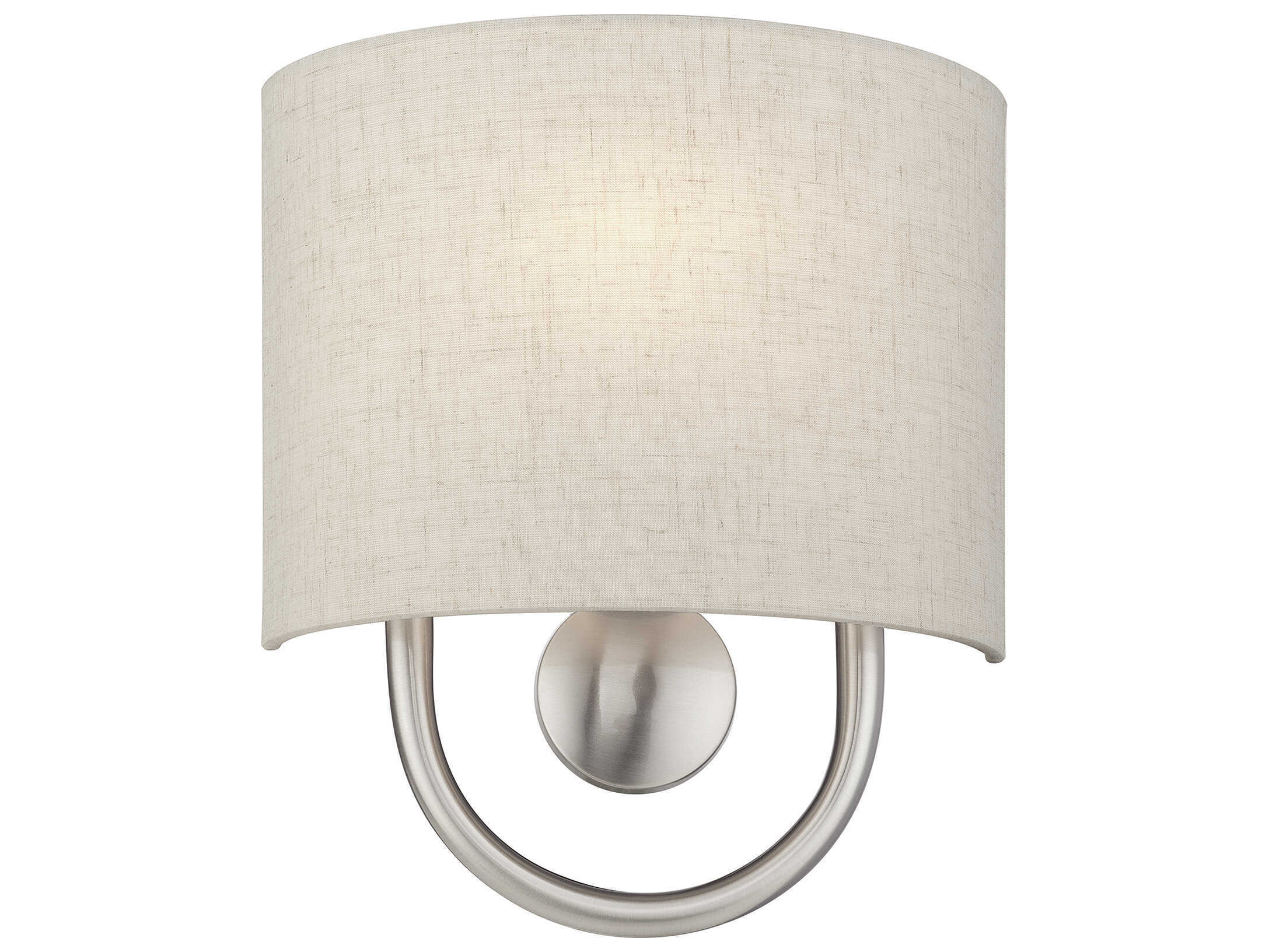 Livex Lighting Stratton 1-Light Brushed Nickel Wall Sconce