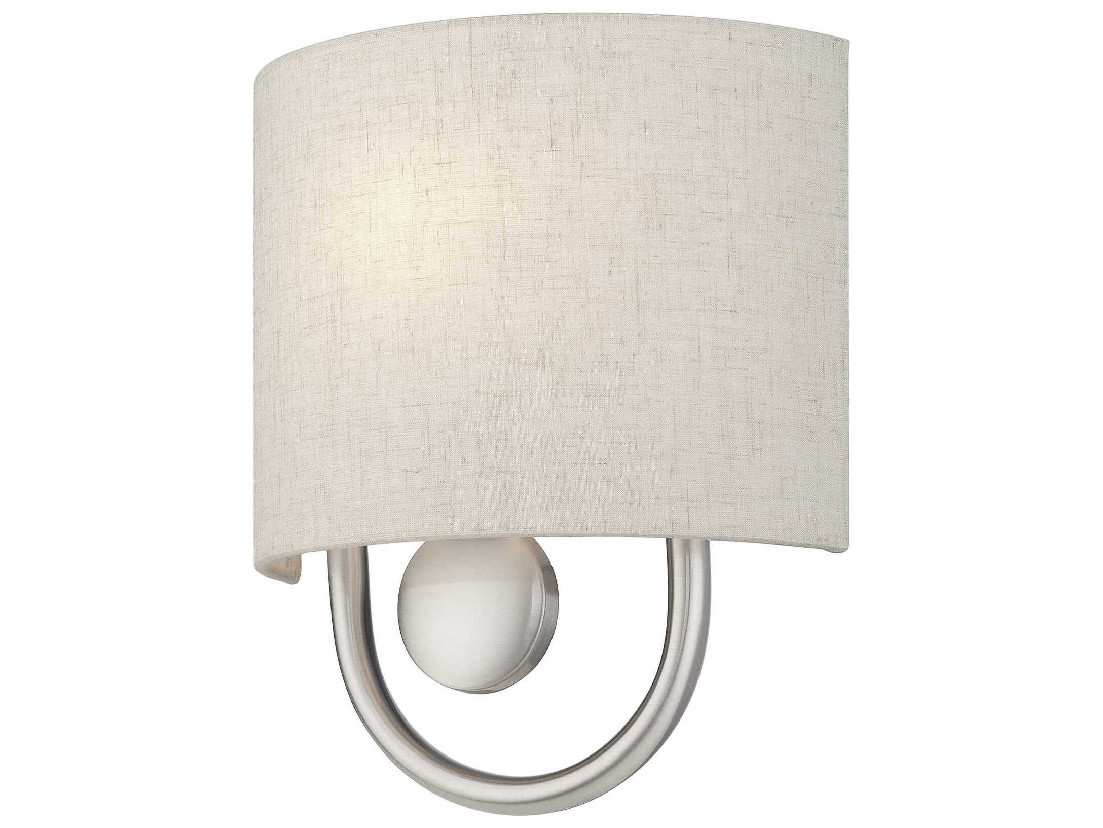 Livex Lighting Stratton 1-Light Brushed Nickel Wall Sconce