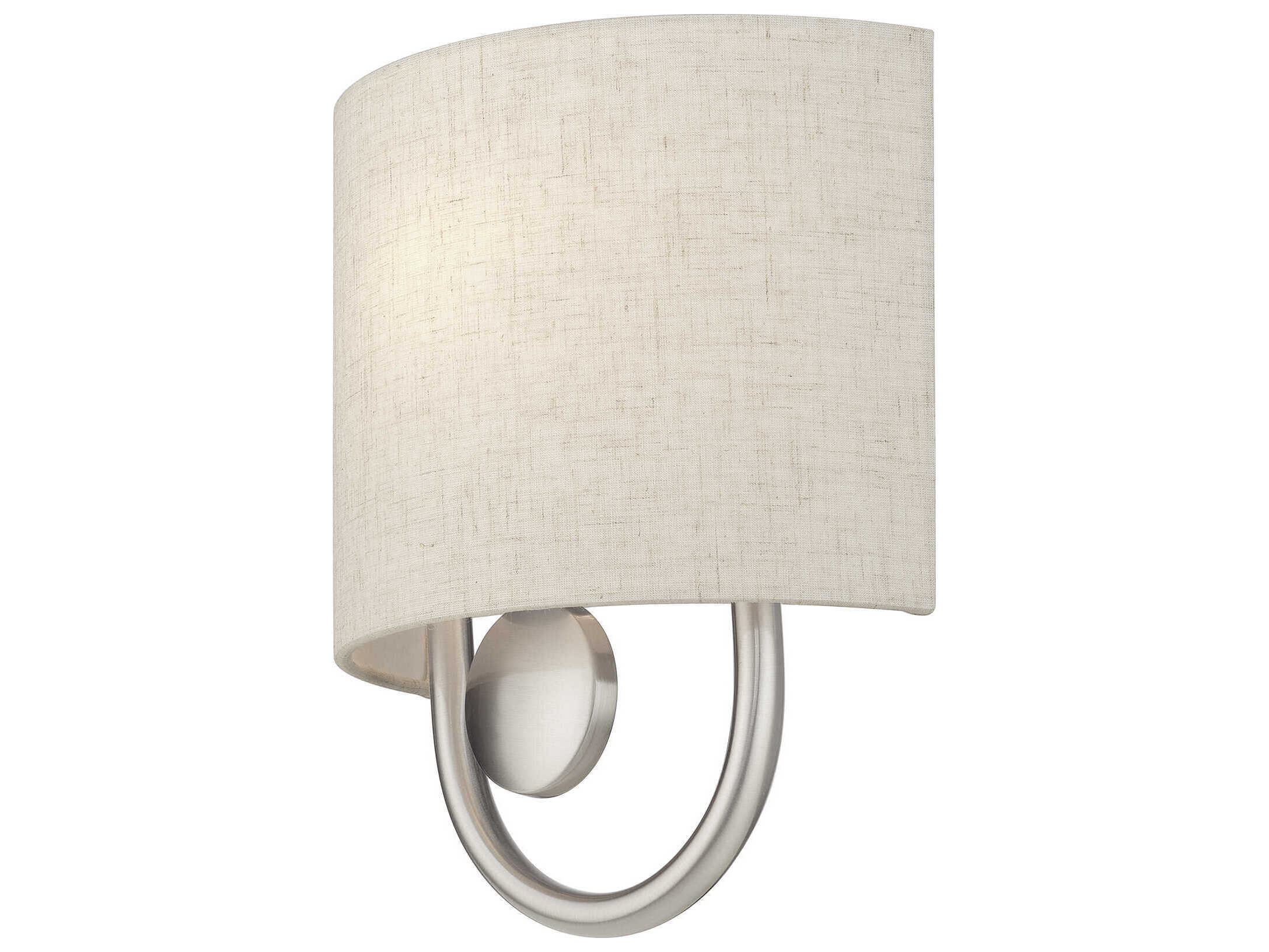 Livex Lighting Stratton 1-Light Brushed Nickel Wall Sconce