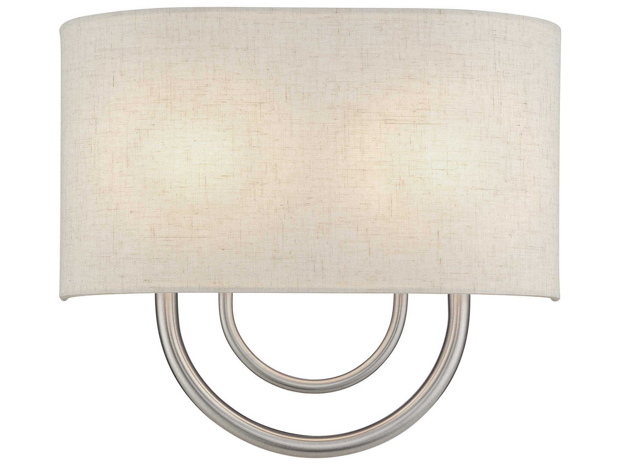Livex Lighting Stratton 2-Light Brushed Nickel Wall Sconce