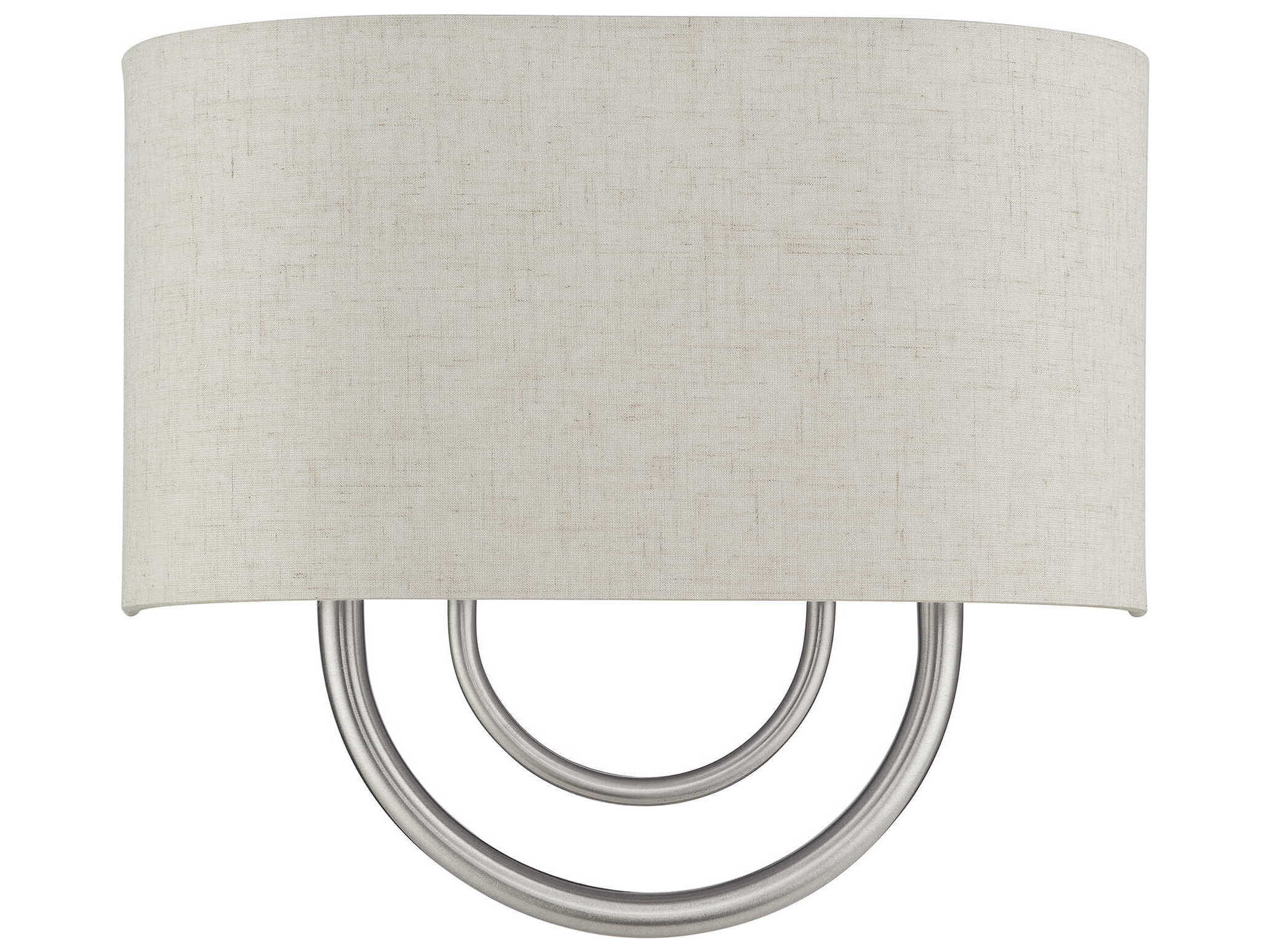 Livex Lighting Stratton 2-Light Brushed Nickel Wall Sconce