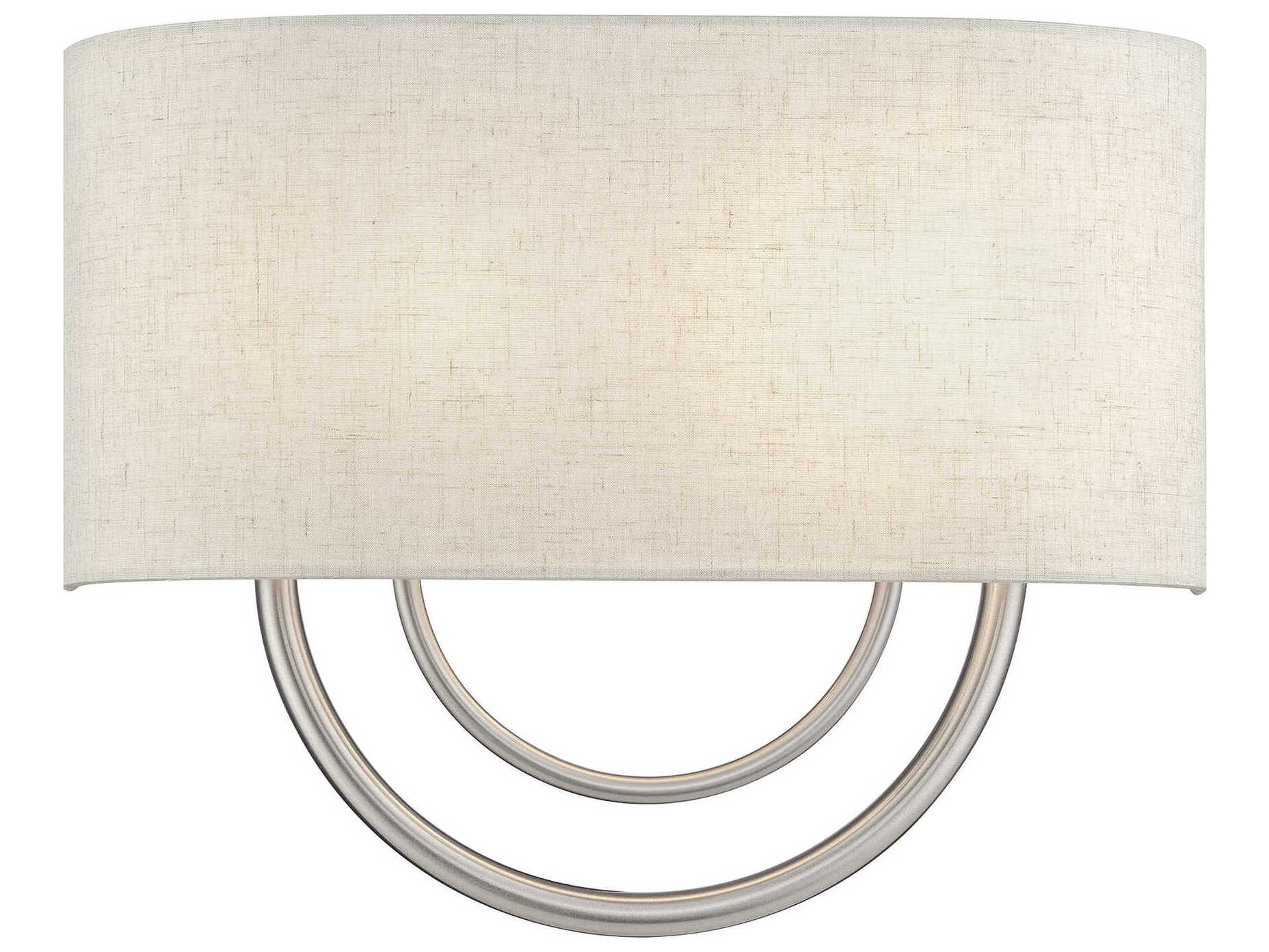 Livex Lighting Stratton 2-Light Brushed Nickel Wall Sconce