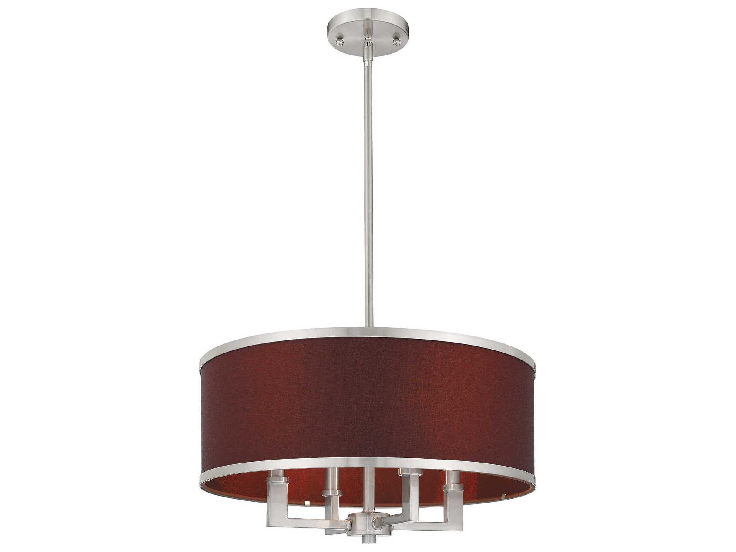 Livex Lighting Park Ridge 4-Light Brushed Nickel Candelabra Chandelier