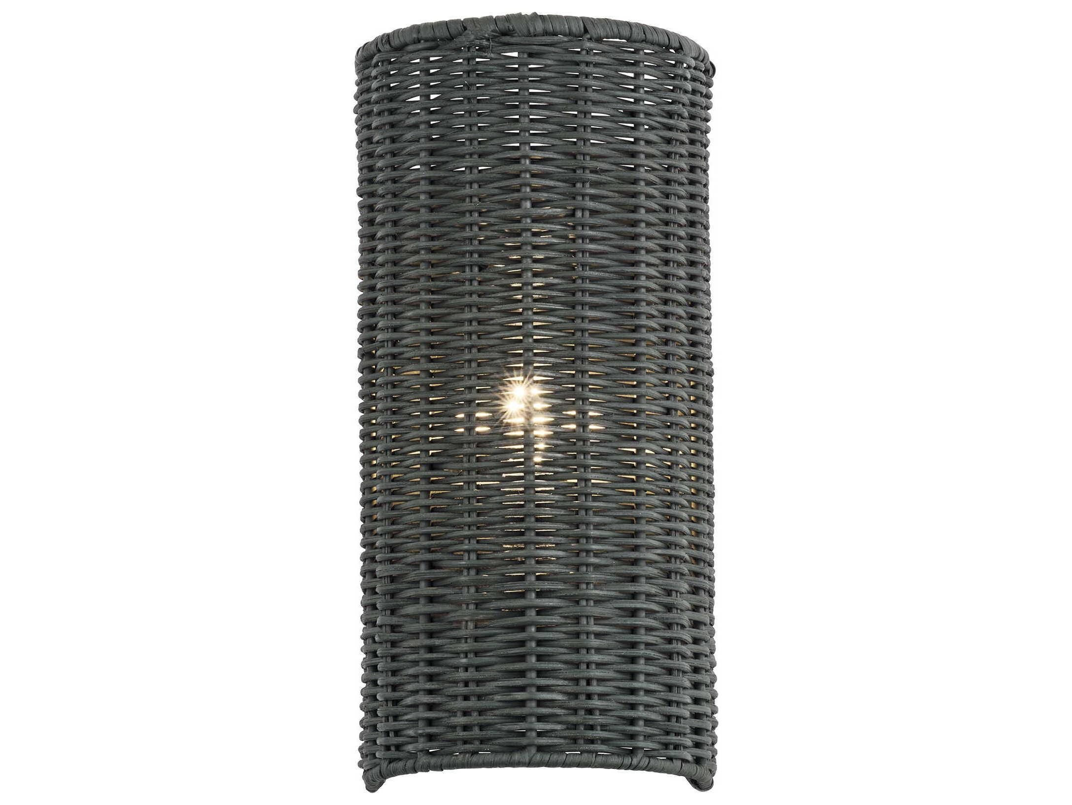 Livex Lighting Weavington 1-Light Brushed Nickel Wall Sconce