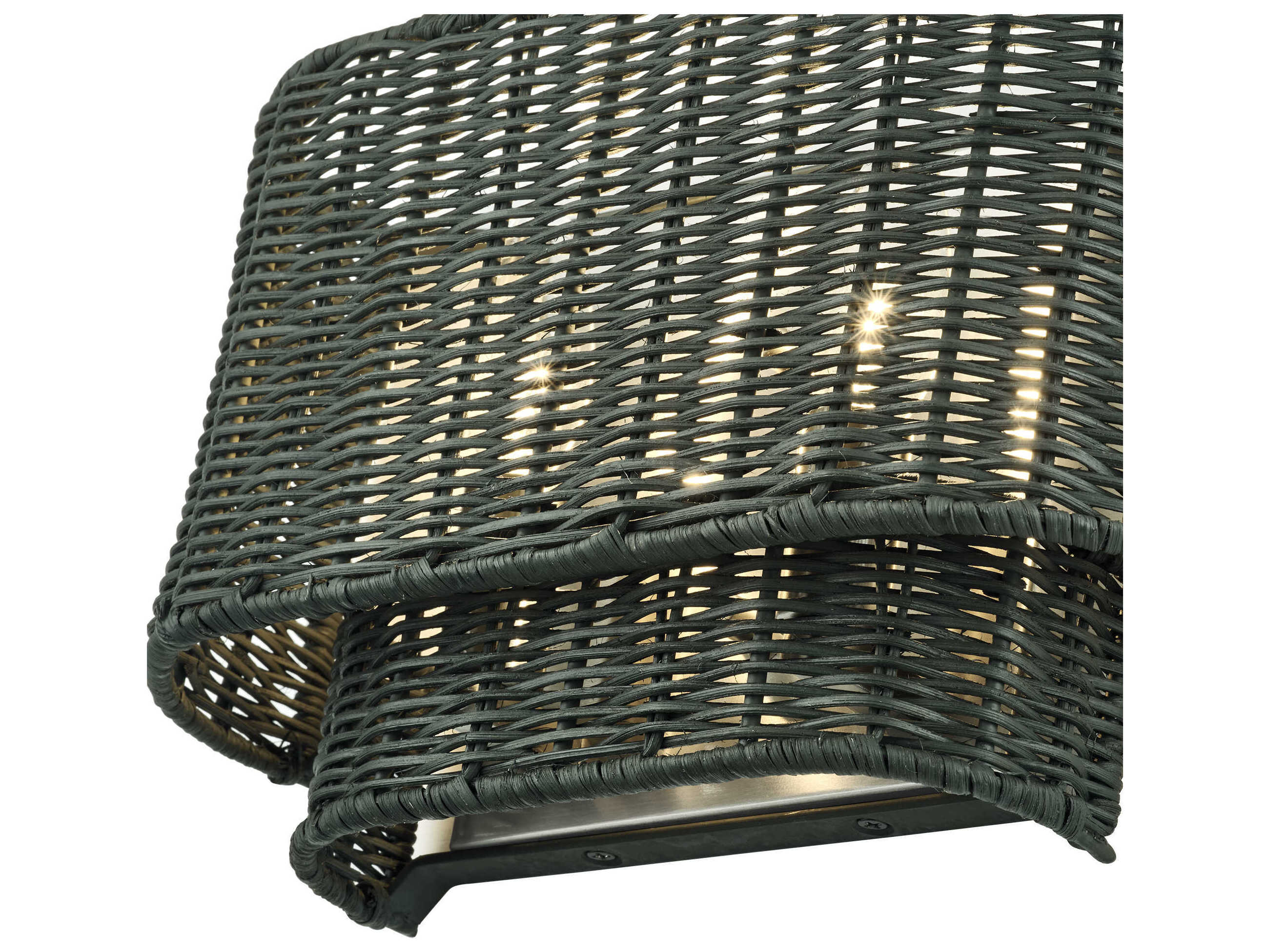 Livex Lighting Weavington 2-Light Brushed Nickel Wall Sconce