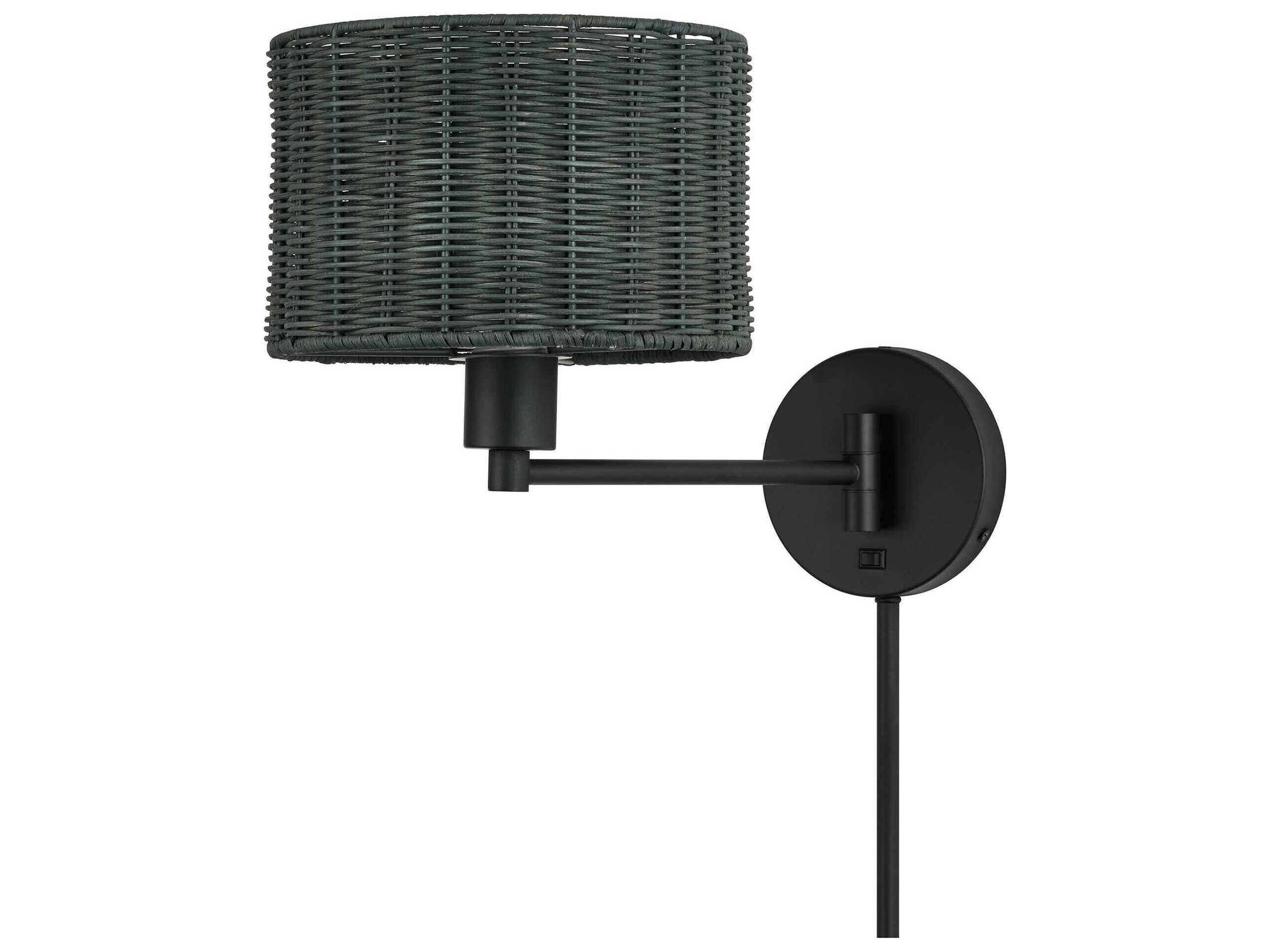 Livex Lighting Weavington 1-Light Black Wall Sconce
