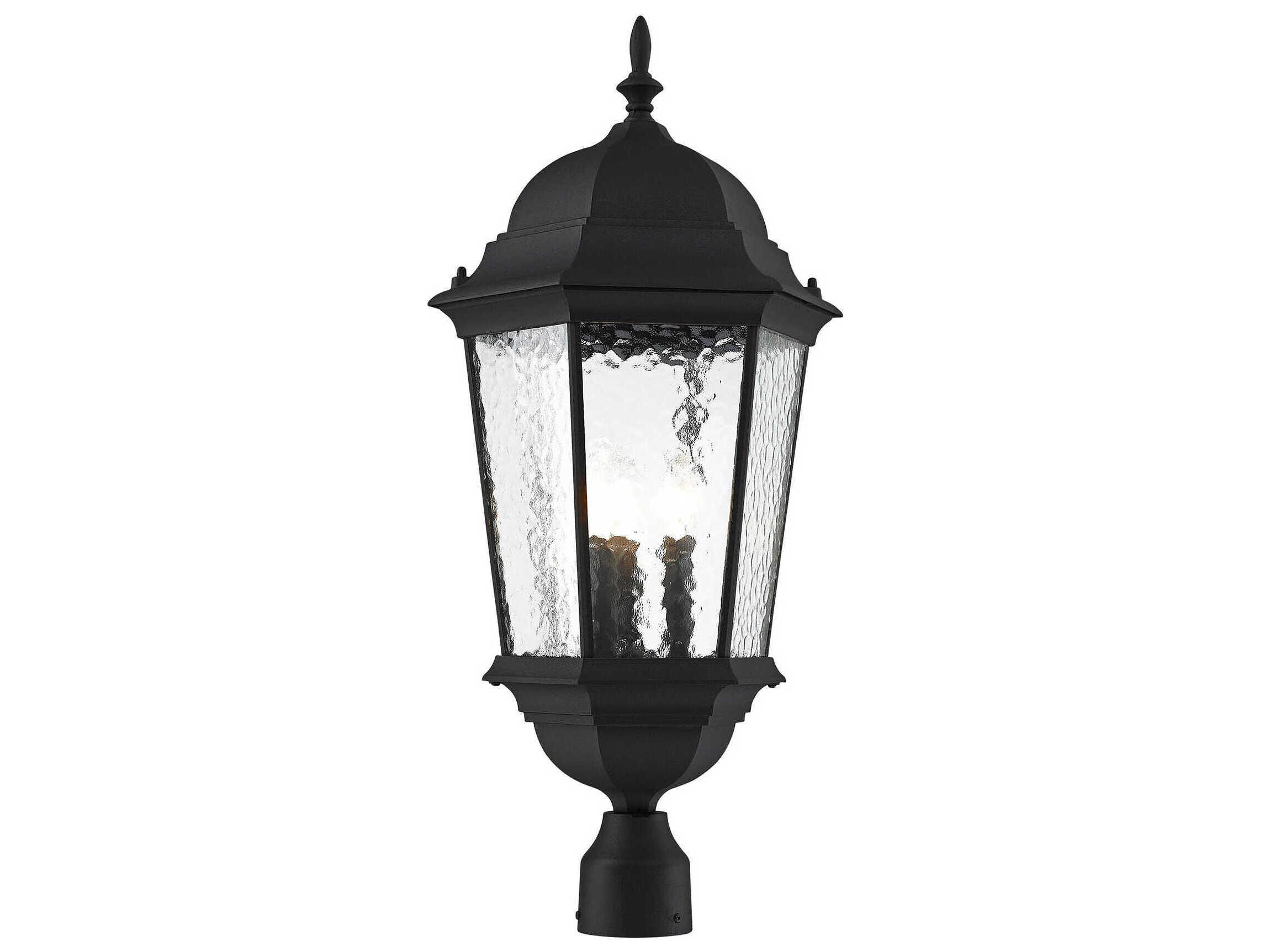 Livex Lighting Hamilton 3 - Light Outdoor Post Light