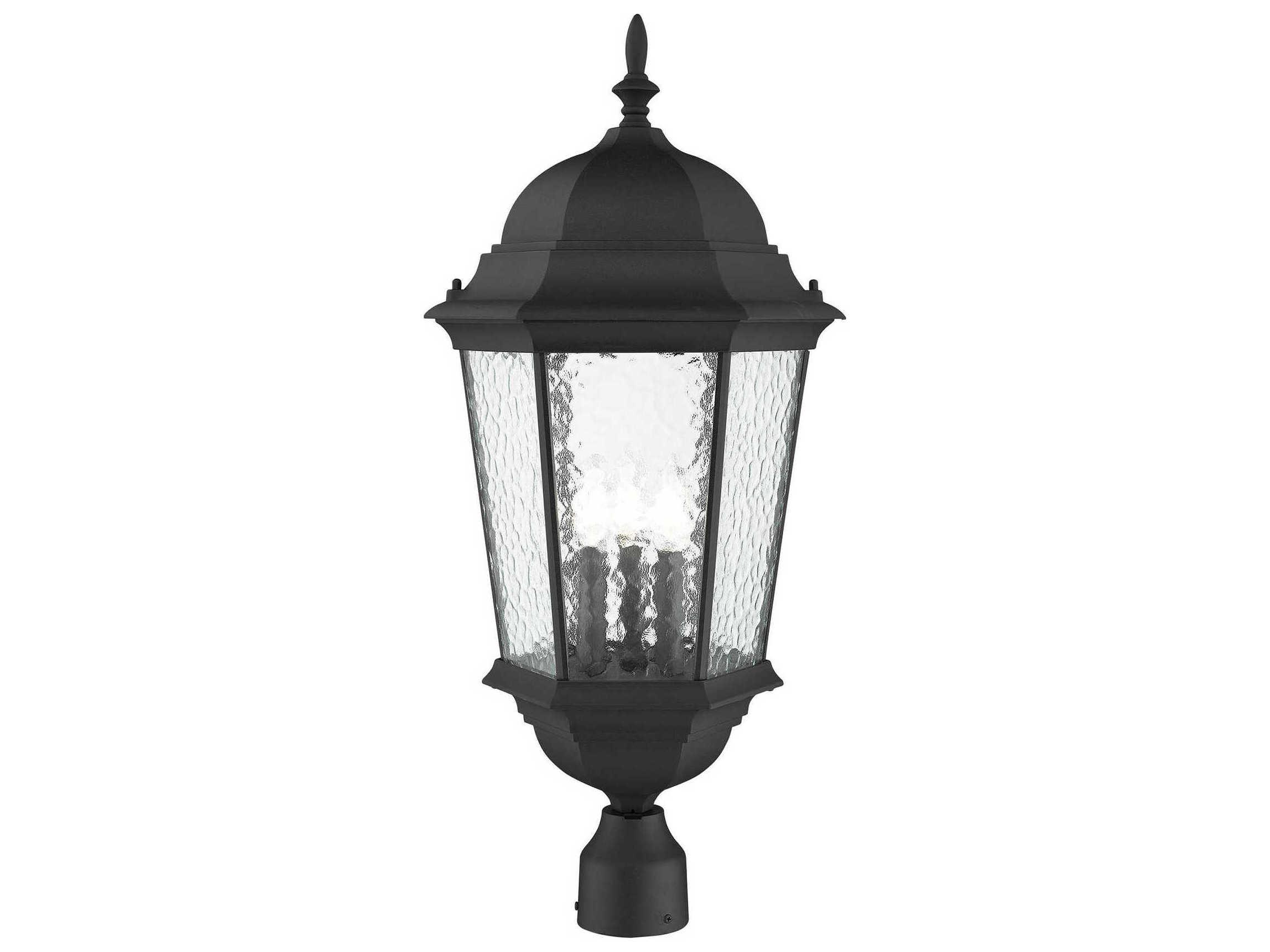 Livex Lighting Hamilton 3 - Light Outdoor Post Light