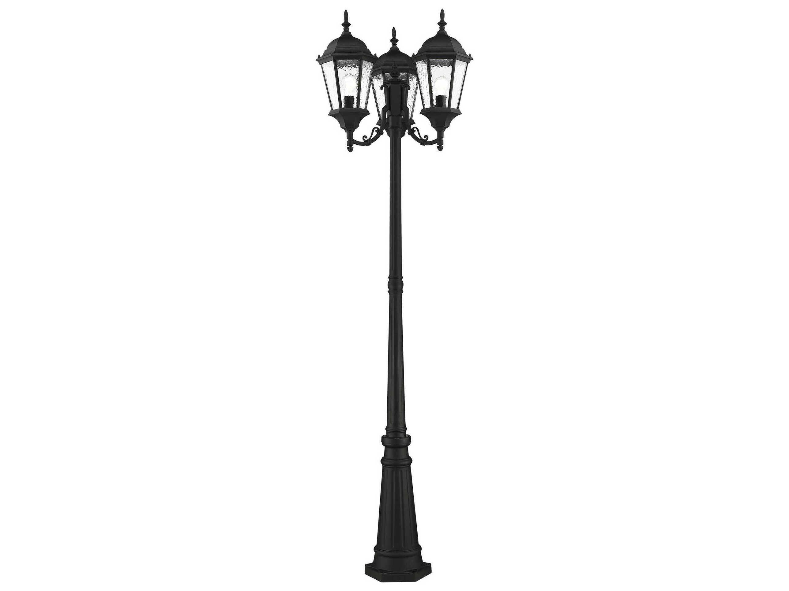Livex Lighting Hamilton 3 - Light Outdoor Post Light