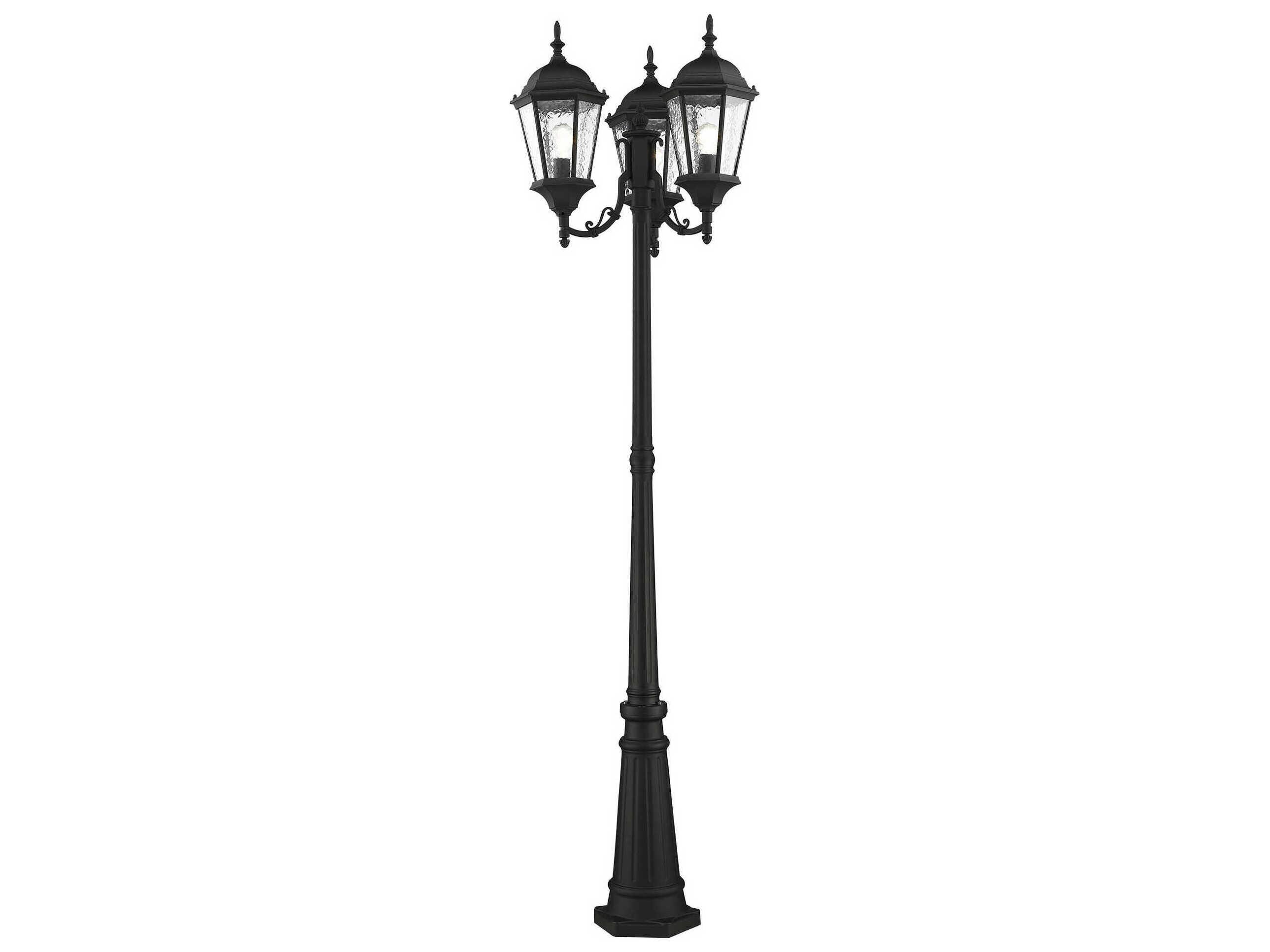 Livex Lighting Hamilton 3 - Light Outdoor Post Light