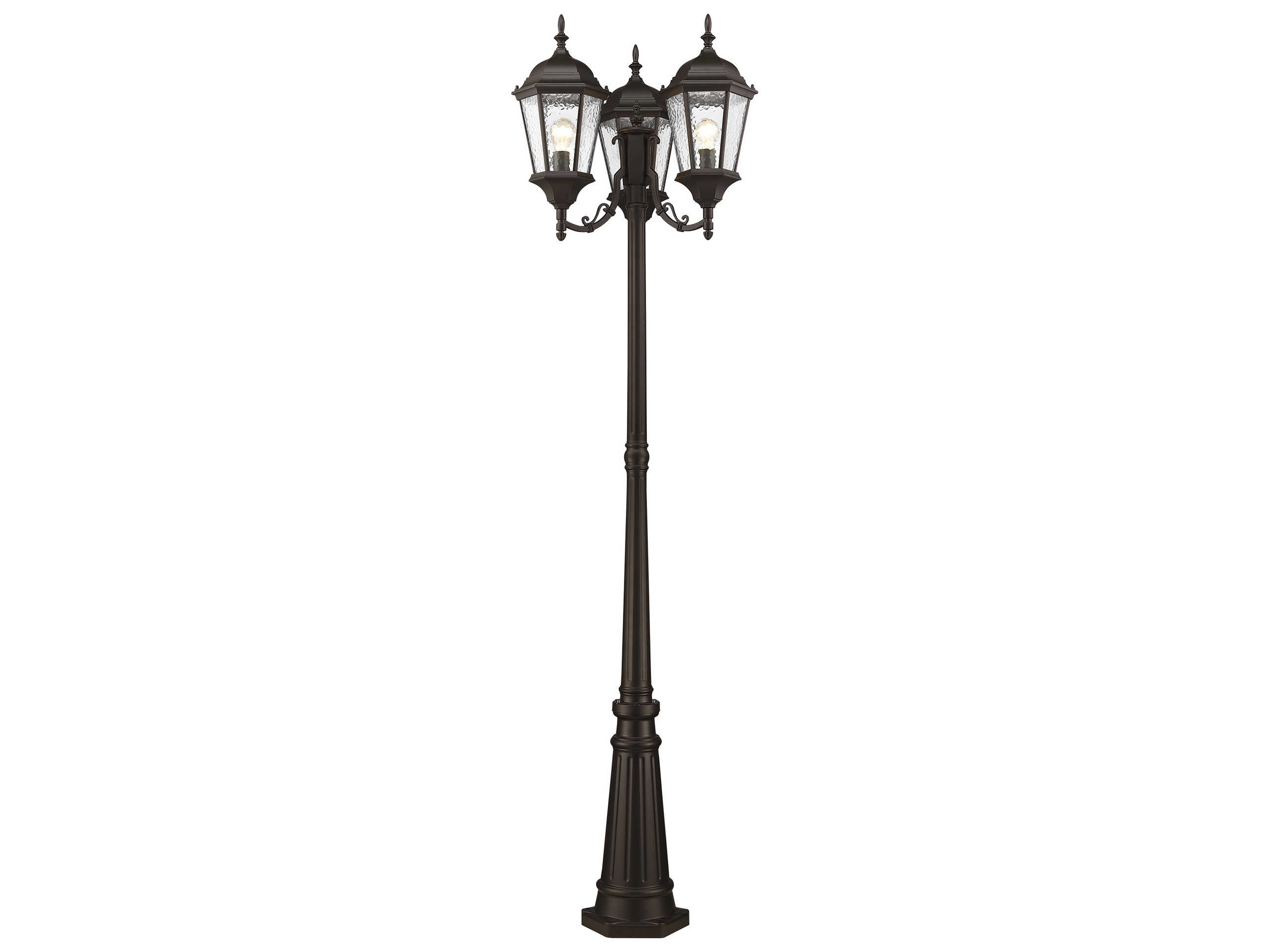 Livex Lighting Hamilton 3 - Light Outdoor Post Light