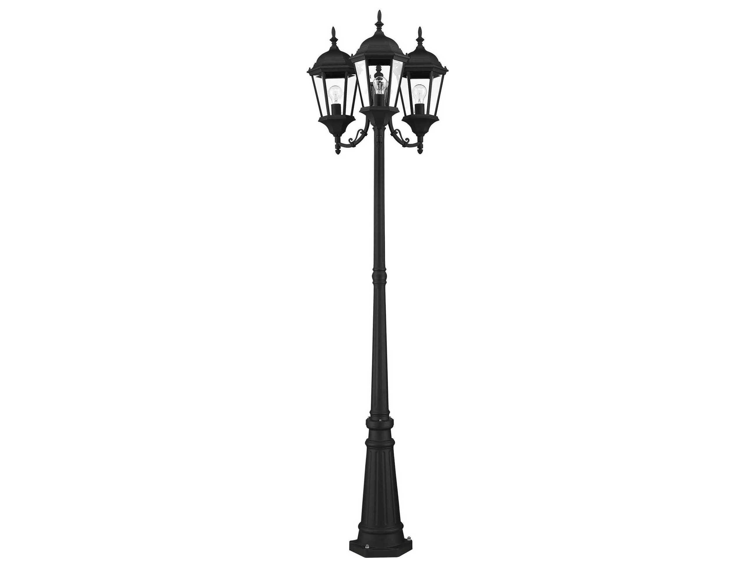 Livex Lighting Hamilton 3 - Light Outdoor Post Light