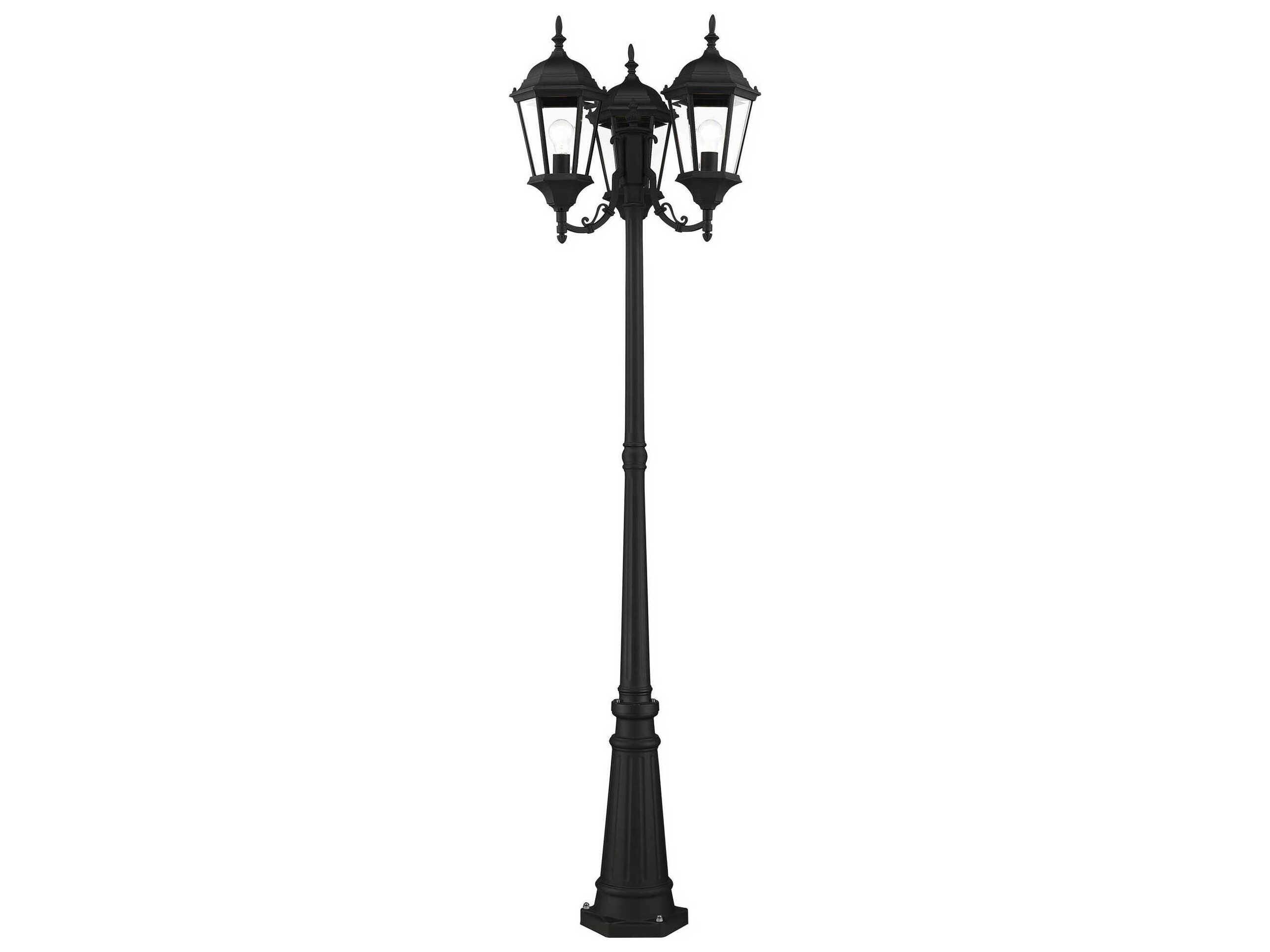 Livex Lighting Hamilton 3 - Light Outdoor Post Light
