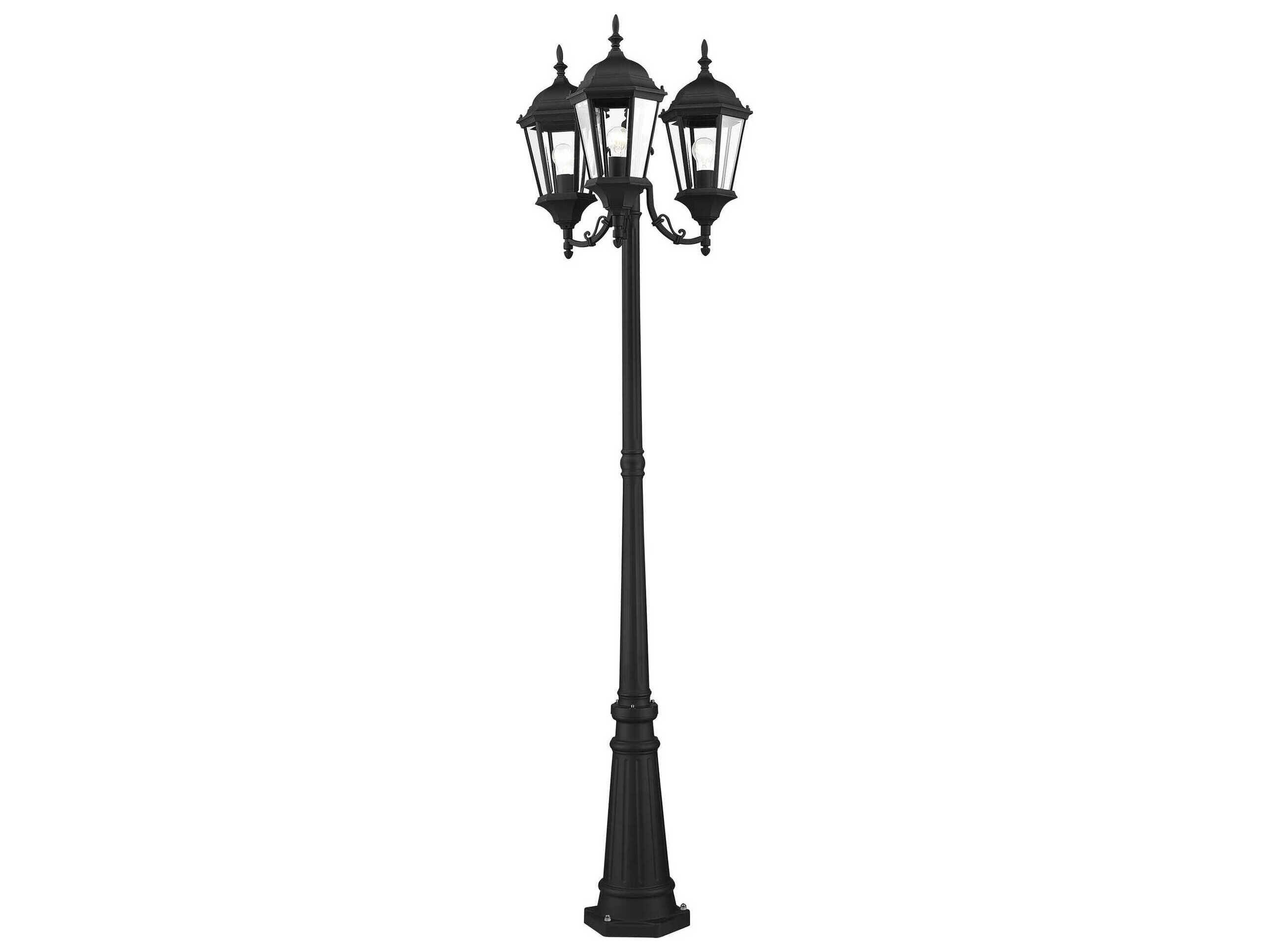 Livex Lighting Hamilton 3 - Light Outdoor Post Light