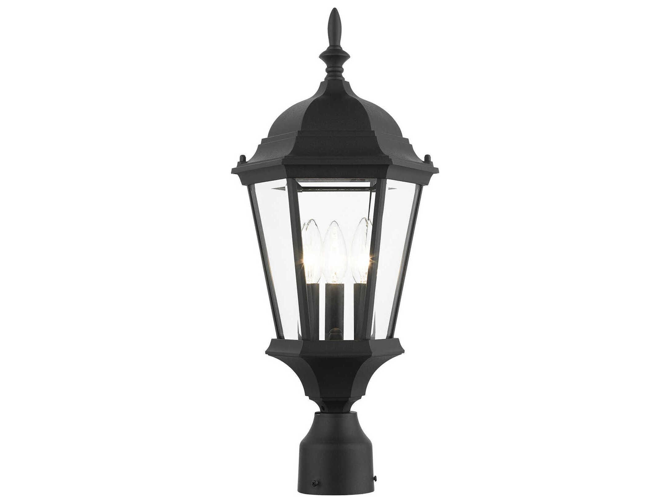 Livex Lighting Hamilton 3 - Light Outdoor Post Light
