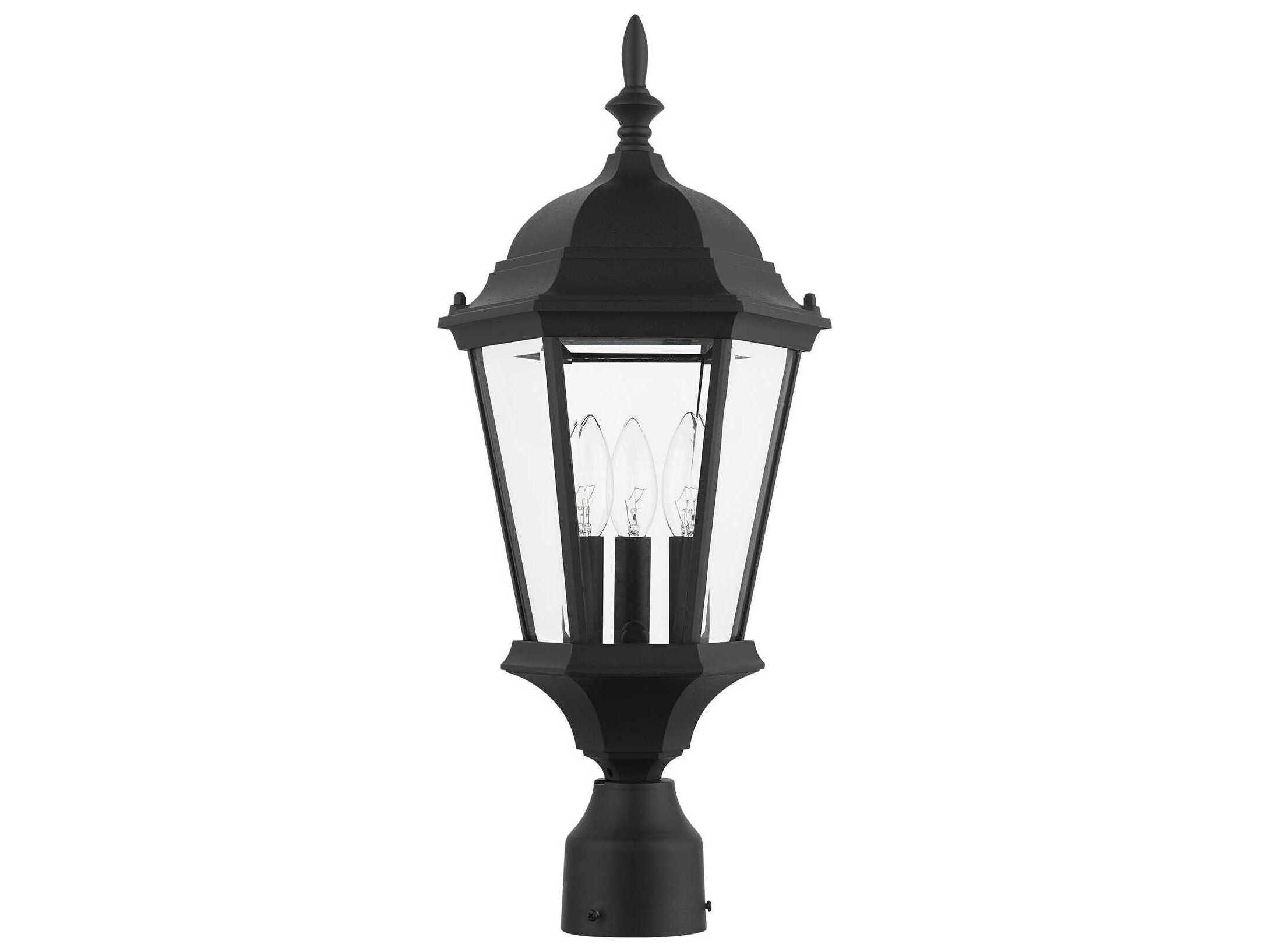 Livex Lighting Hamilton 3 - Light Outdoor Post Light