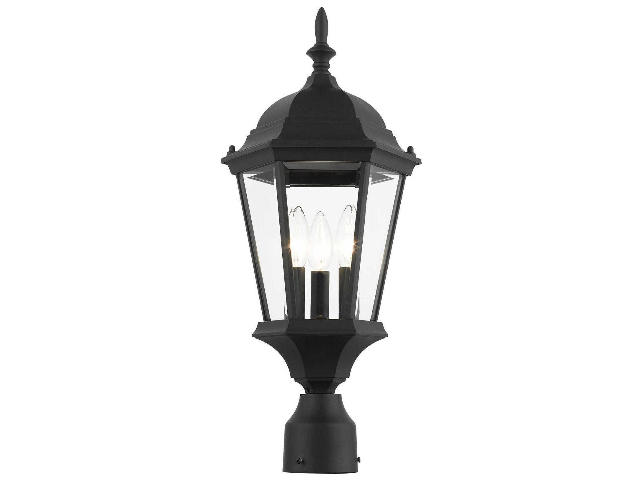 Livex Lighting Hamilton 3 - Light Outdoor Post Light