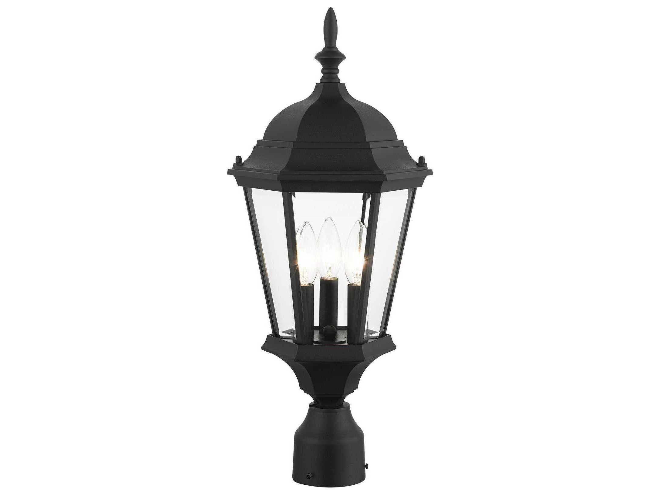 Livex Lighting Hamilton 3 - Light Outdoor Post Light