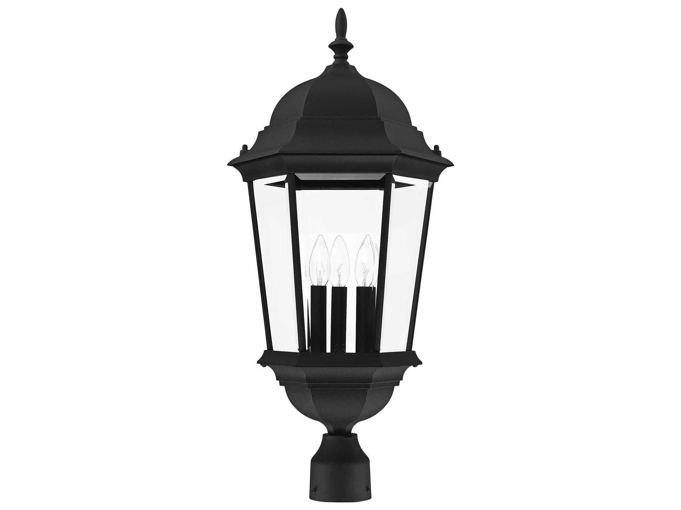 Livex Lighting Hamilton 3 - Light Outdoor Post Light