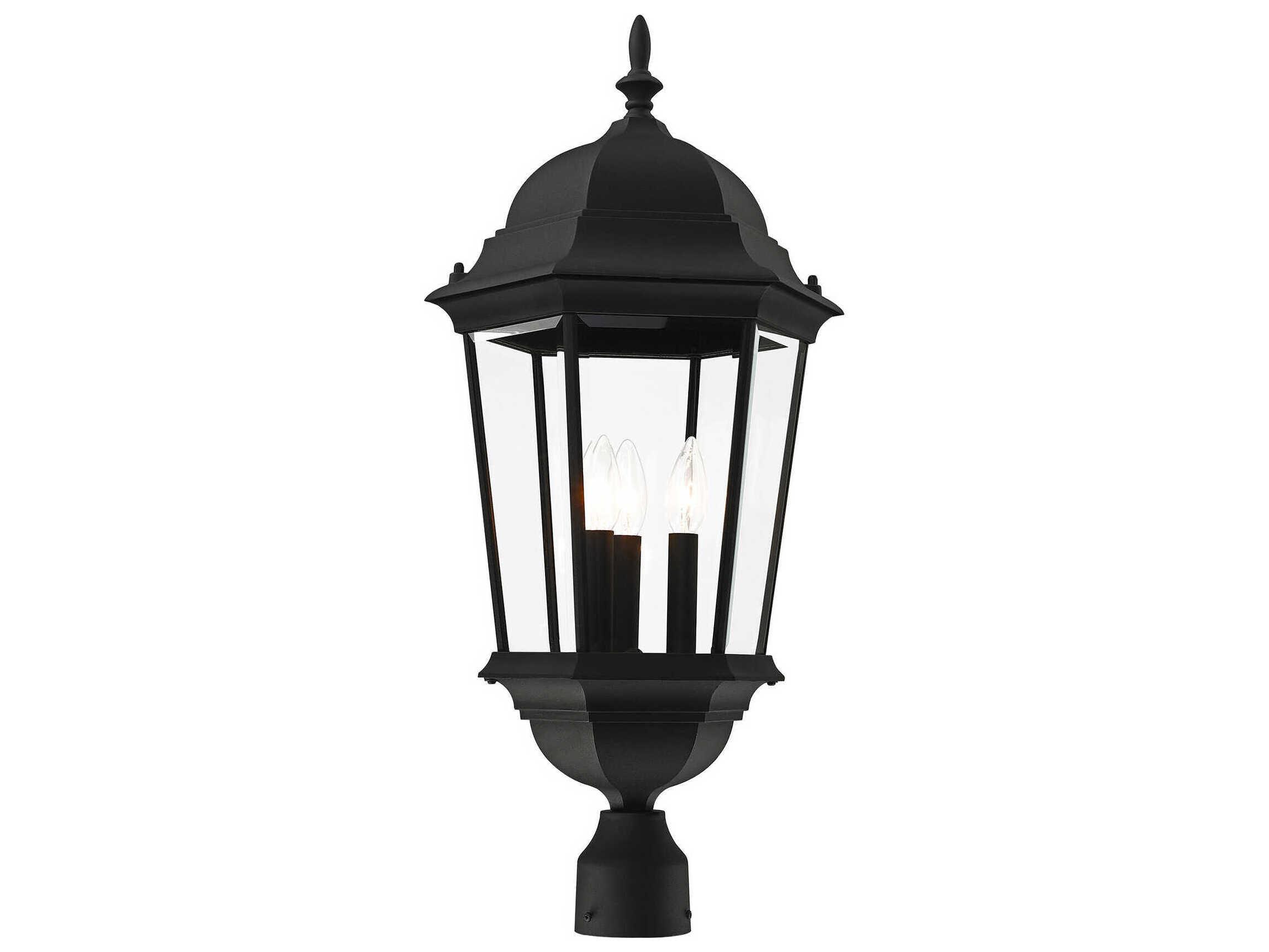 Livex Lighting Hamilton 3 - Light Outdoor Post Light
