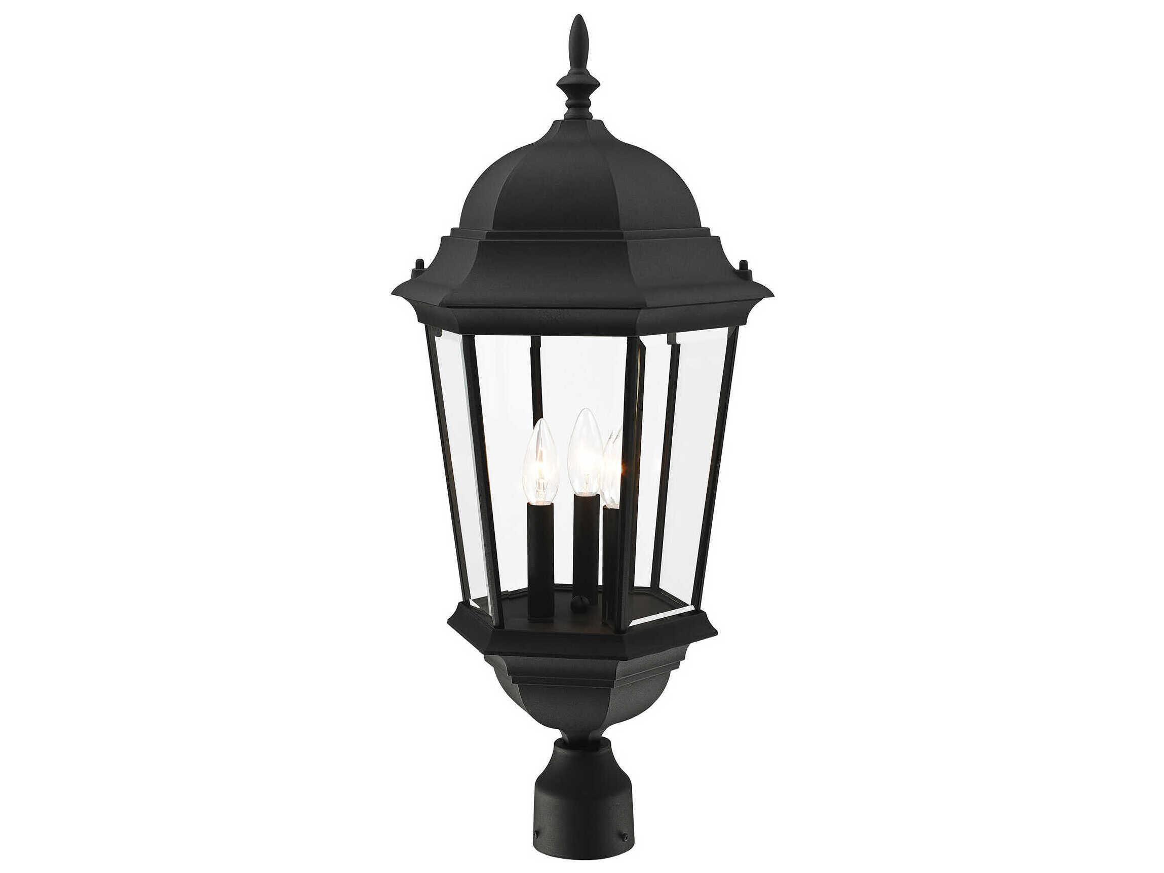 Livex Lighting Hamilton 3 - Light Outdoor Post Light