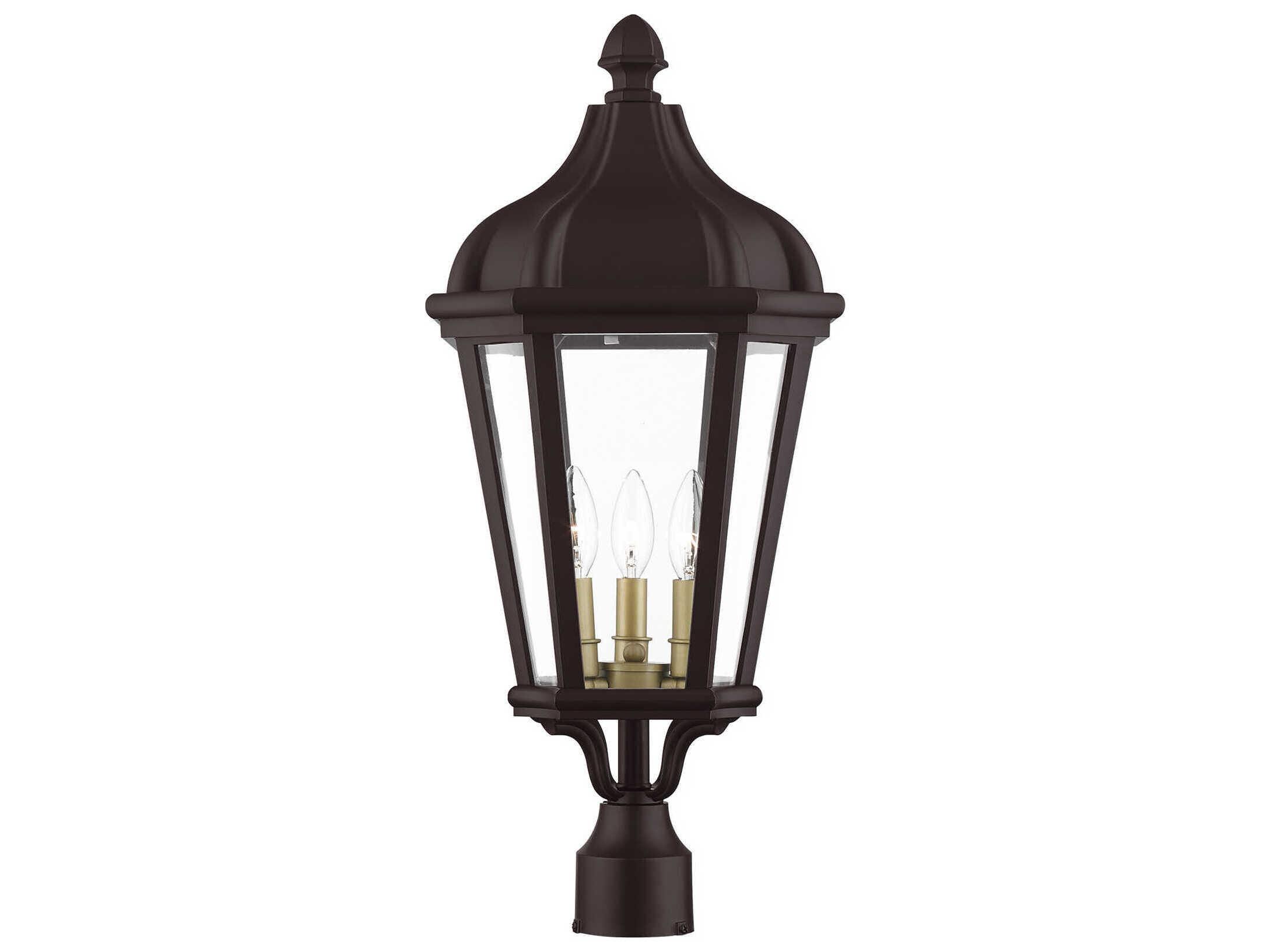 Livex Lighting Morgan 3 - Light Outdoor Post Light