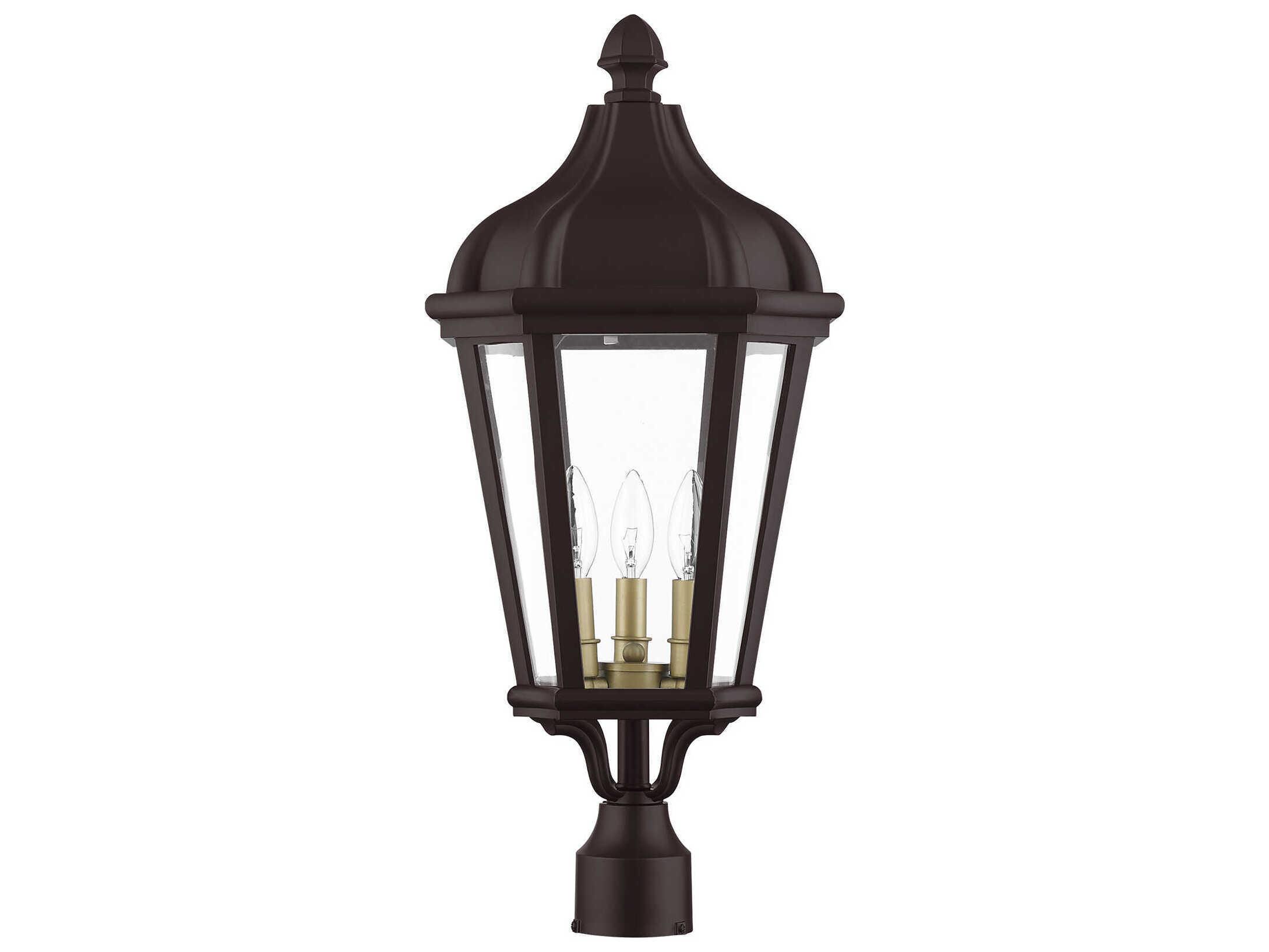 Livex Lighting Morgan 3 - Light Outdoor Post Light