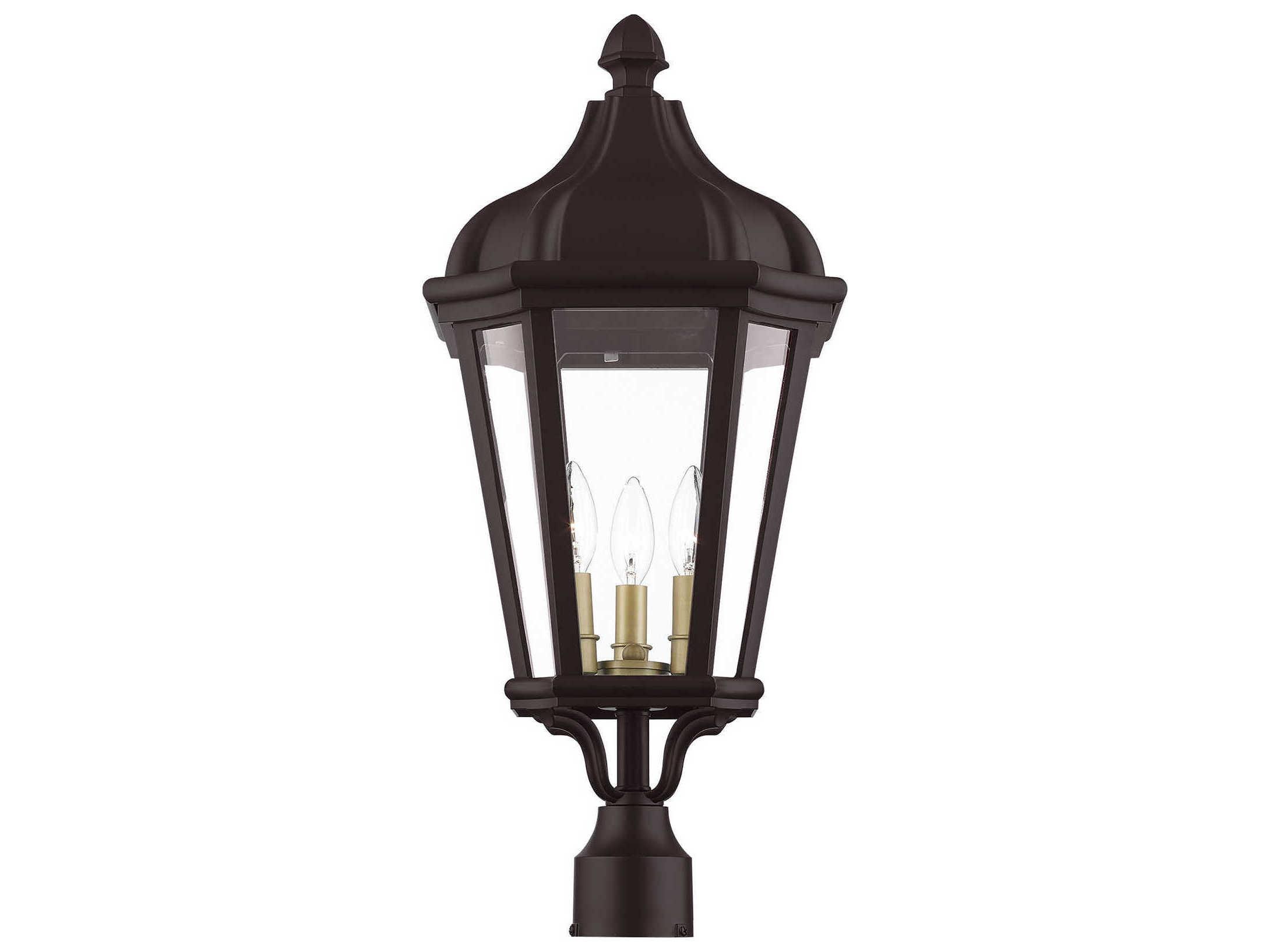 Livex Lighting Morgan 3 - Light Outdoor Post Light